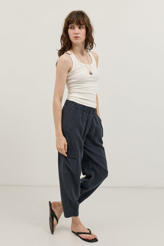 Antioch Lyocell-Blend Barrel Pants