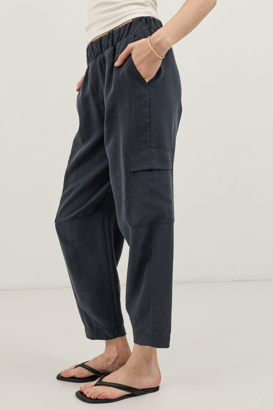 Antioch Lyocell-Blend Barrel Pants