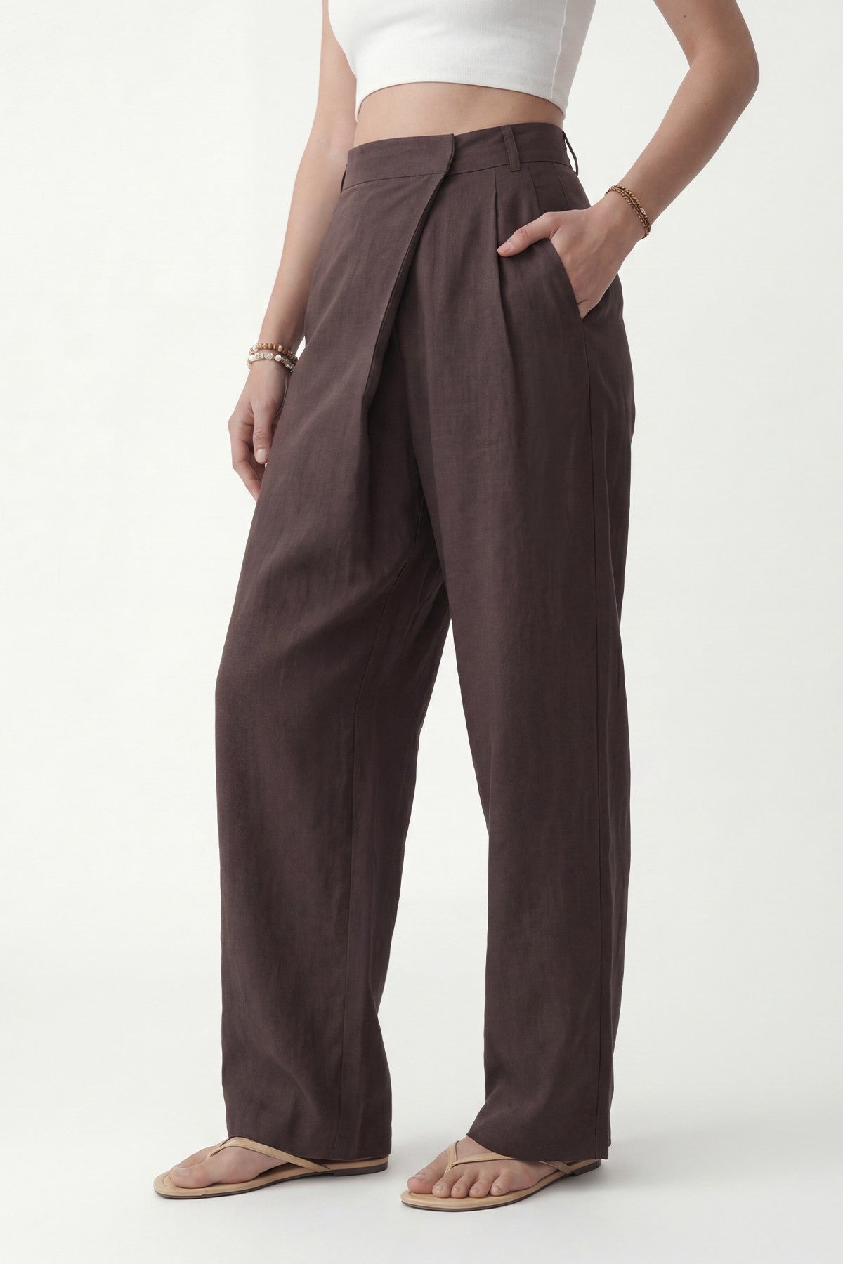 Lyocell-Blend Pareo Pants
