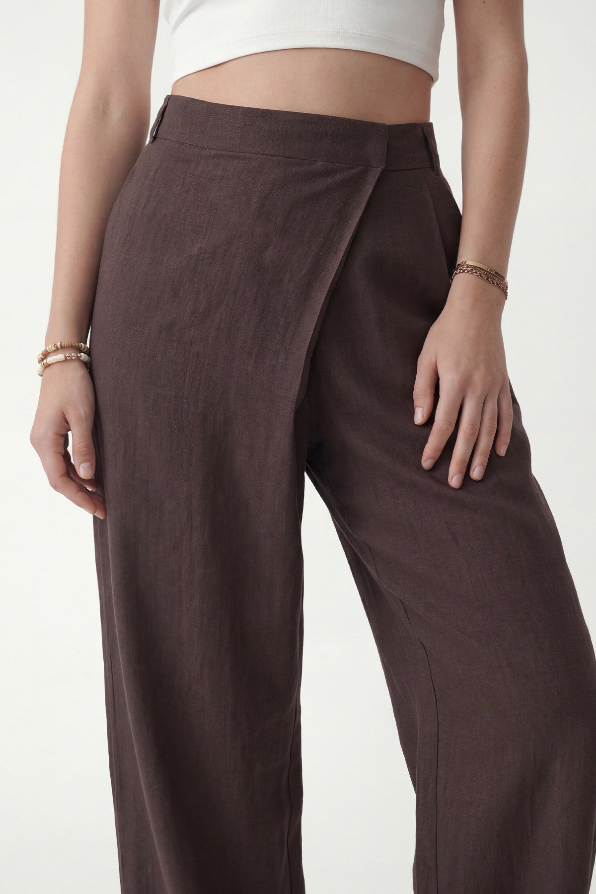 Lyocell-Blend Pareo Pants