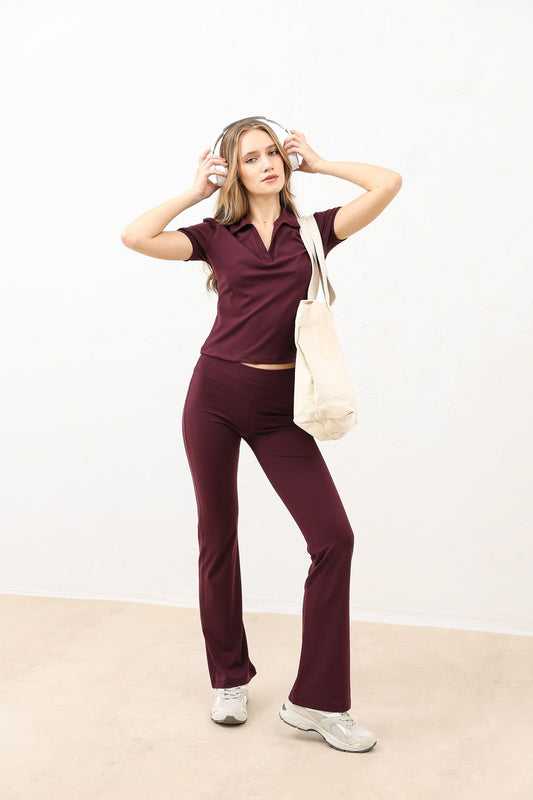 Antioch High-Waisted Women's Flared Leg Leggings