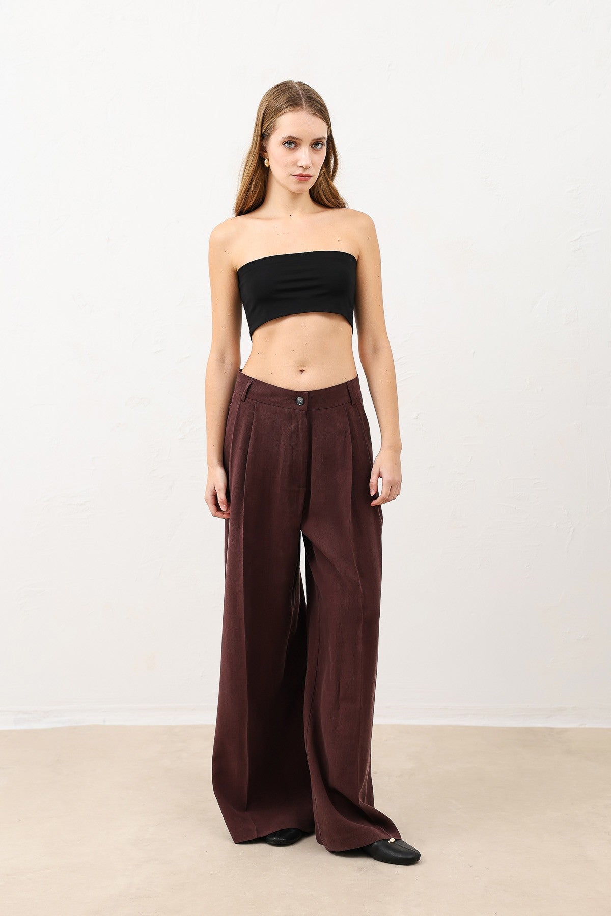 Antioch Pleated Palazzo Women's Pants