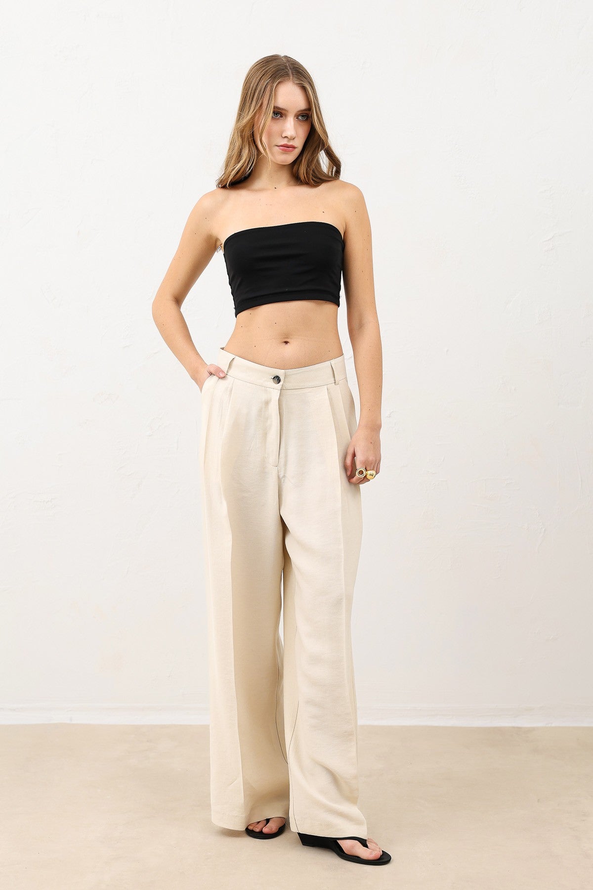 Antioch Pleated Palazzo Women's Pants