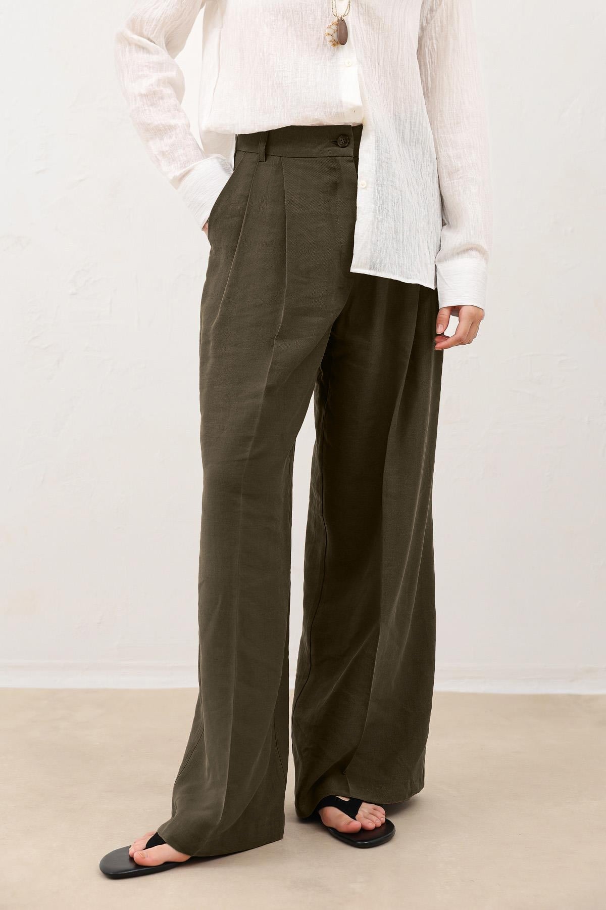 Antioch Pleated Palazzo Women's Pants
