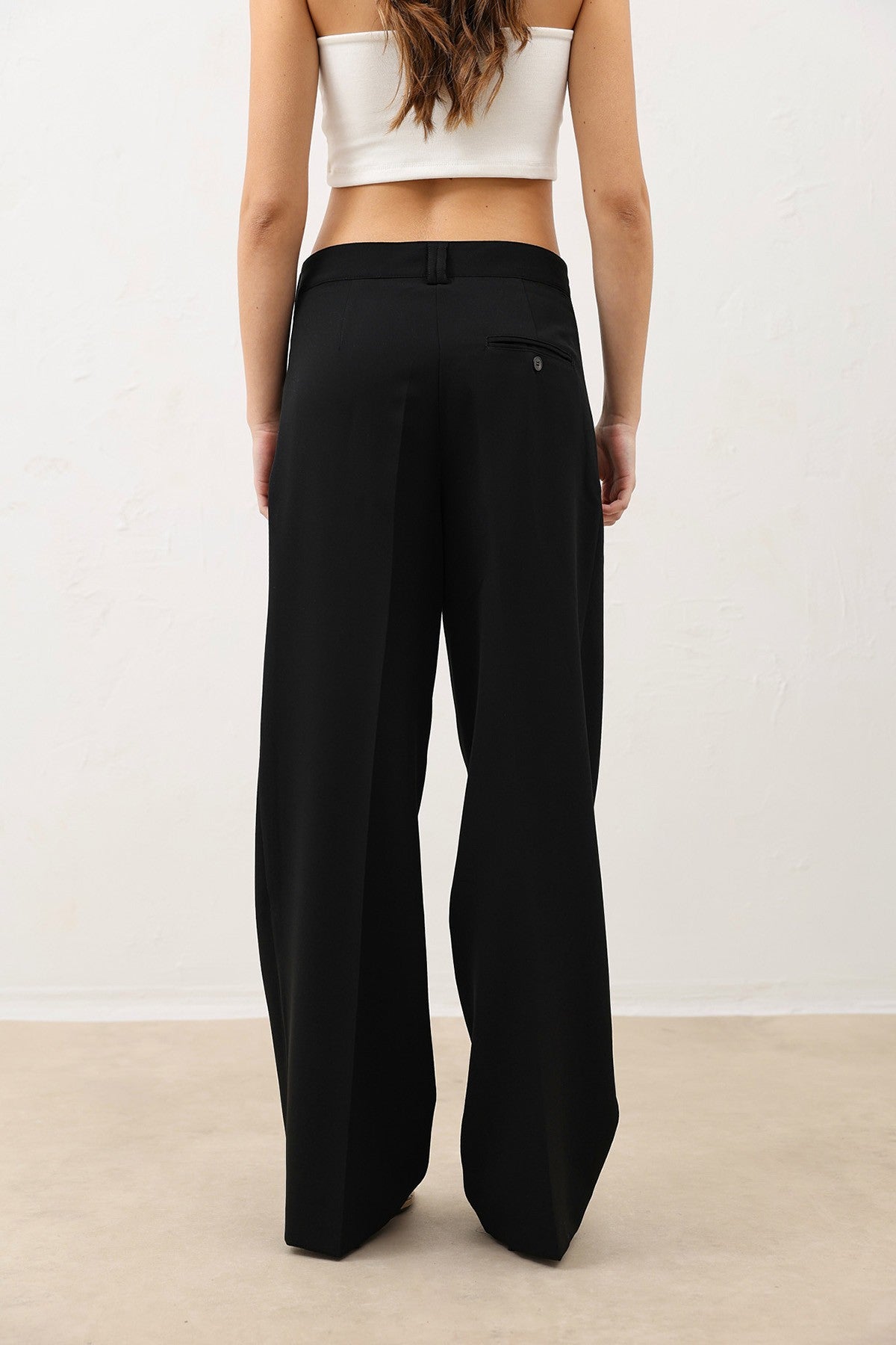 Antioch Pens Women's Wide-Leg Pants with Detailed Design