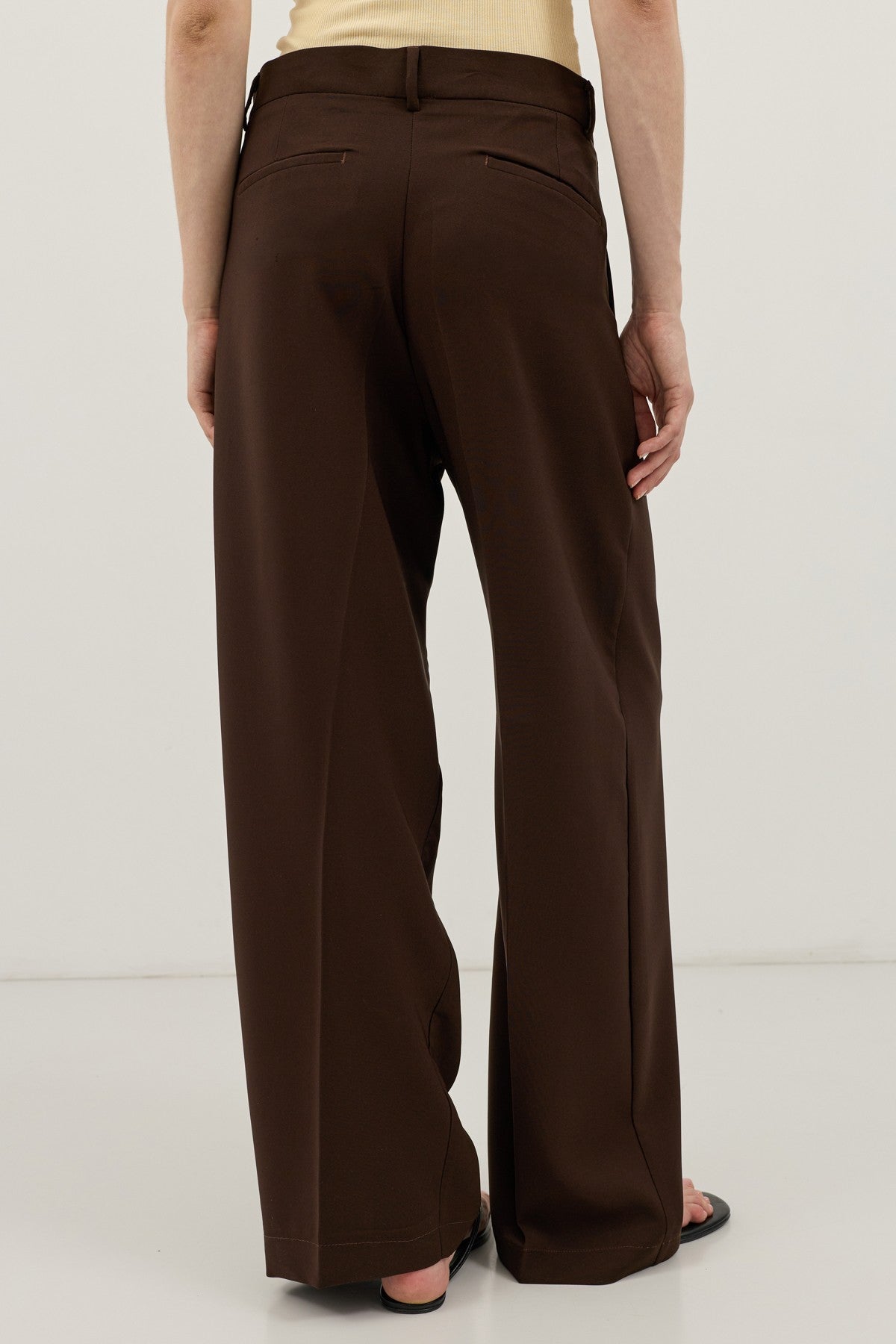 Antioch Wide-Leg Pleated Pants