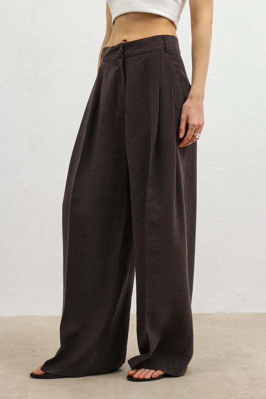 Women's Wide-Leg Pants with Antioch Lyocell Blend