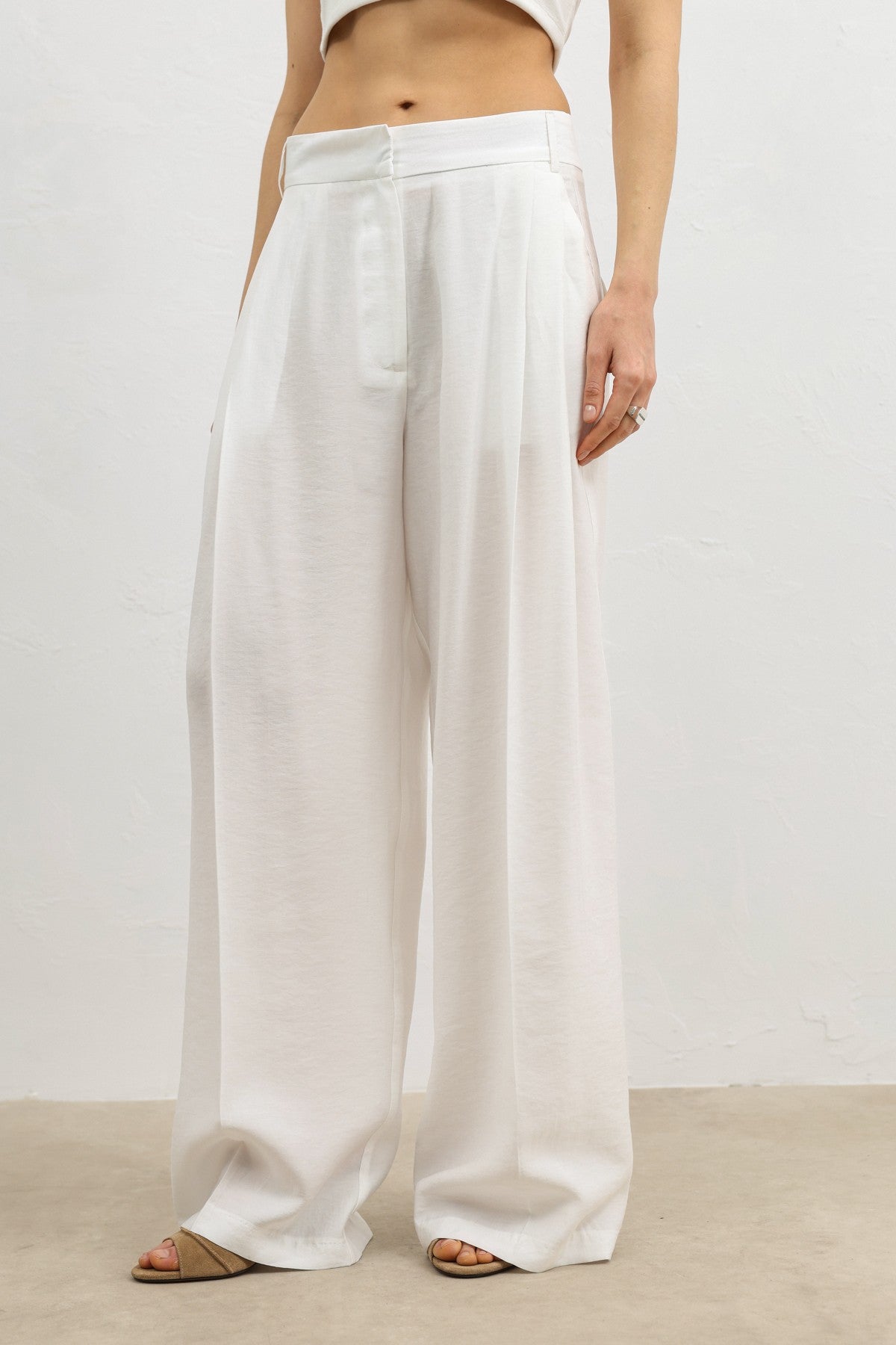 Women's Wide-Leg Pants with Antioch Lyocell Blend