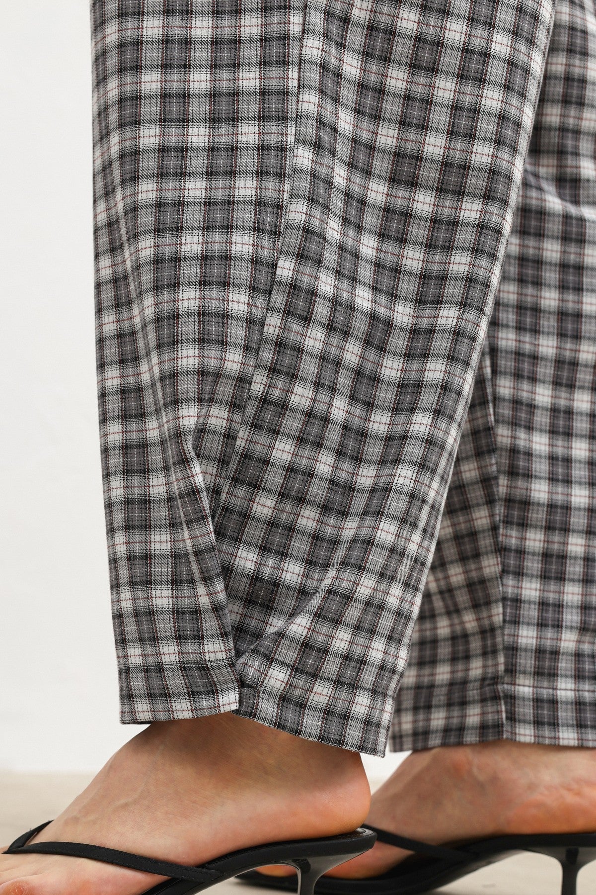 Antioch Adjustable-Cuff Checkered Women's Pants