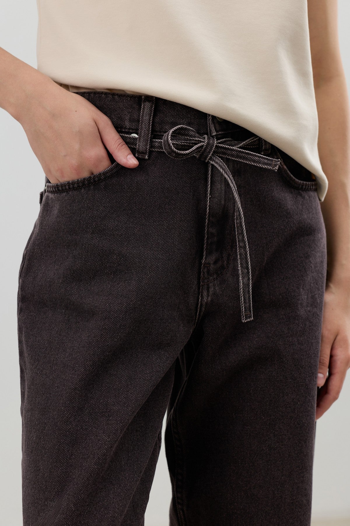 Antioch Tied-Waist Wide-Leg Women's Jeans