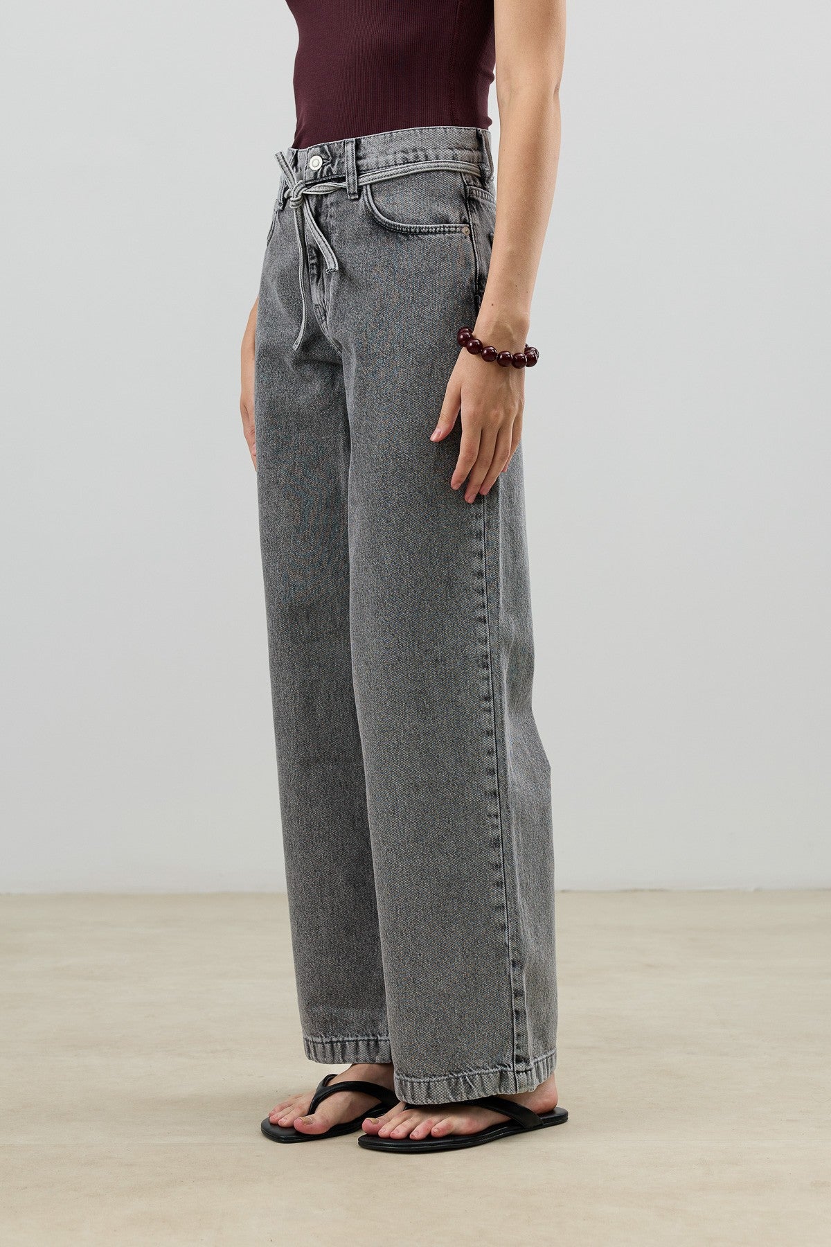Antioch Tied-Waist Wide-Leg Women's Jeans