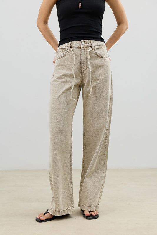 Antioch Tied-Waist Wide-Leg Women's Jeans
