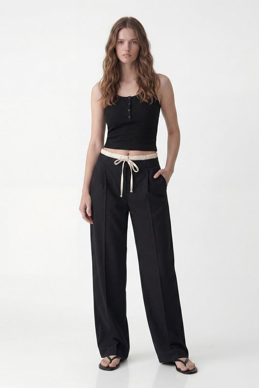 Antioch Women's Double-Waistband Pants