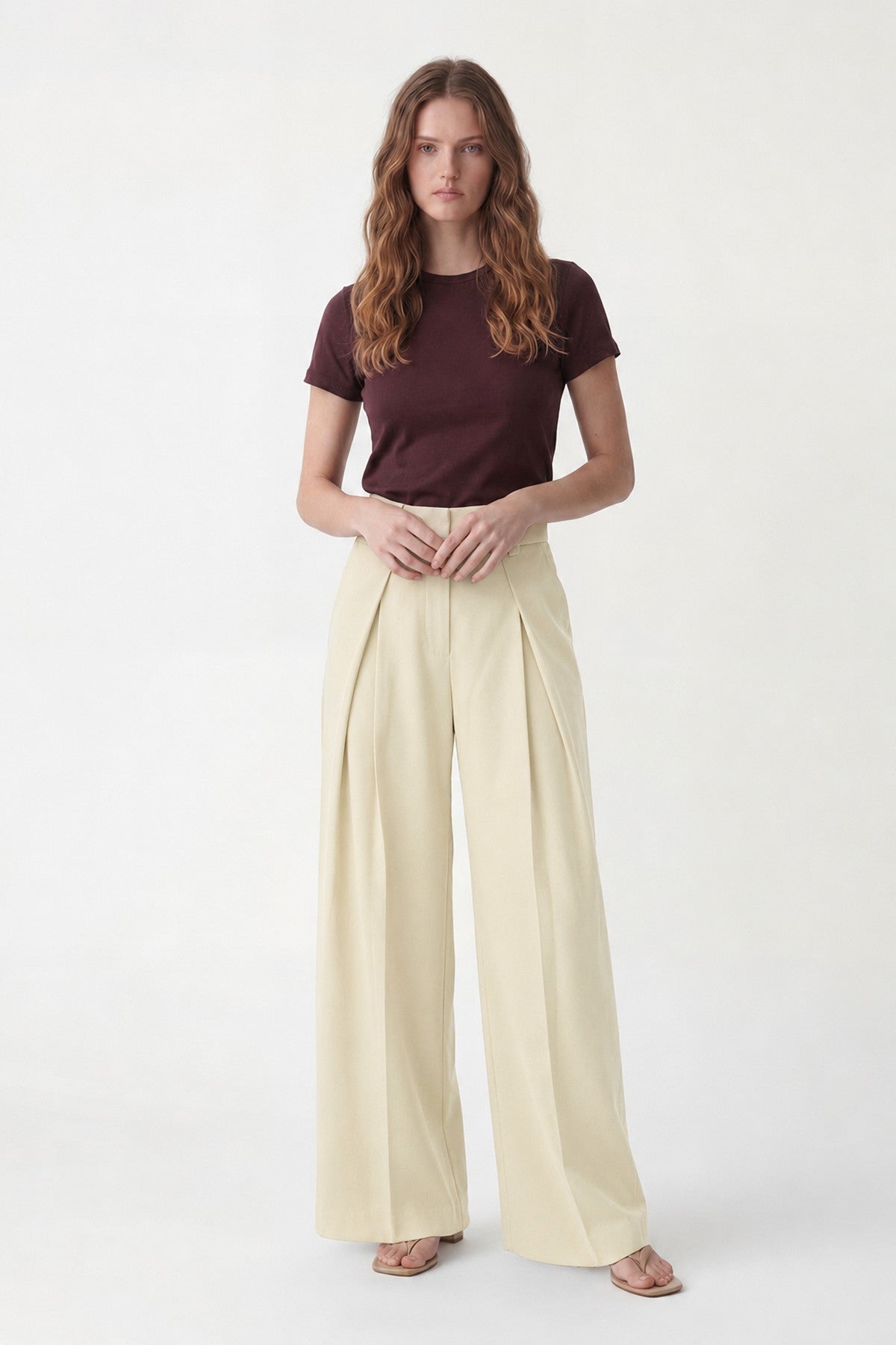 Women's Pleated Pants