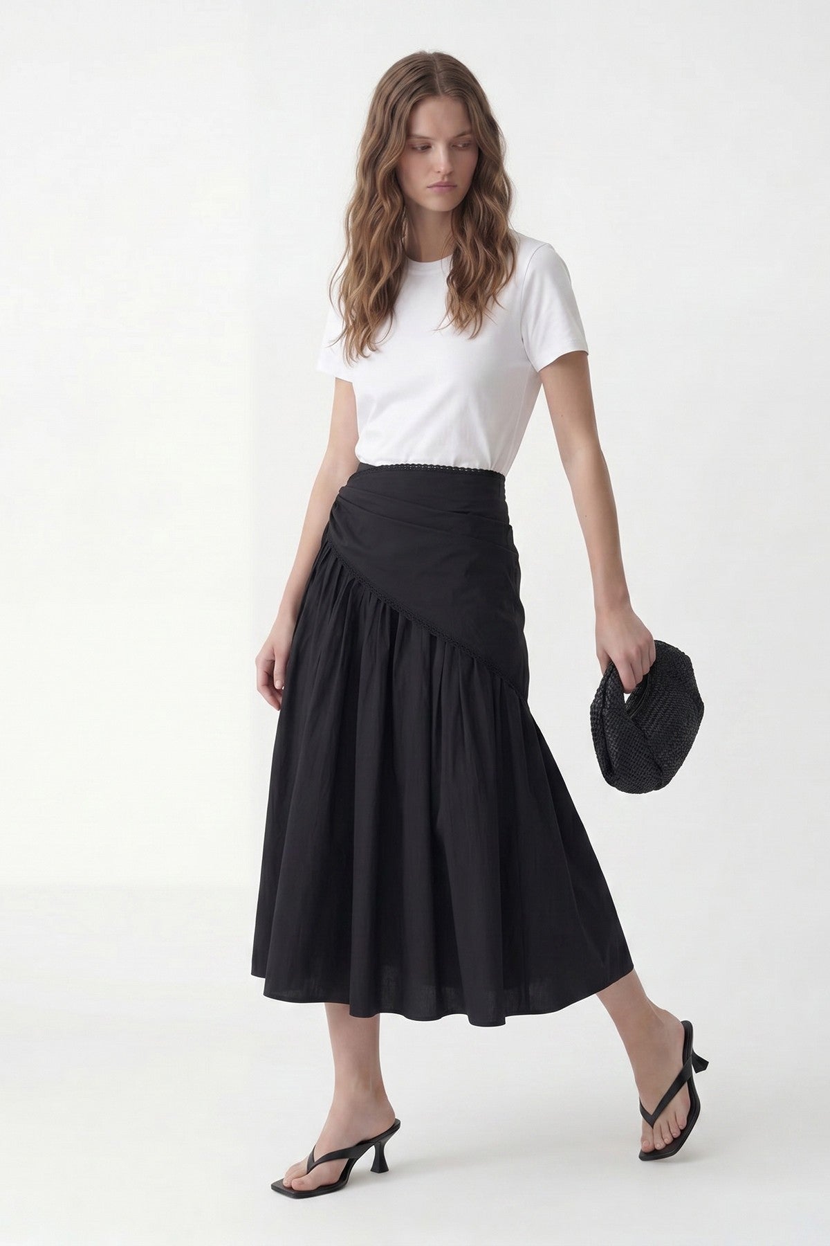 Antioch Handkerchief-Print Women's Midi Skirt