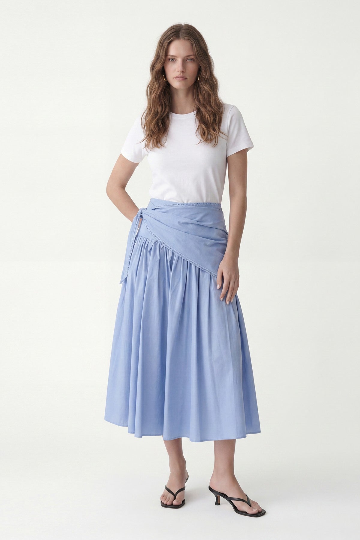 Antioch Handkerchief-Print Women's Midi Skirt