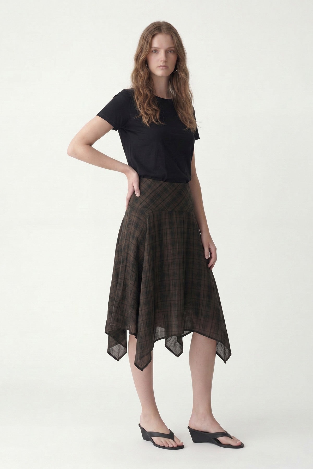 Antioch Asymmetrical Plaid Women's Skirt