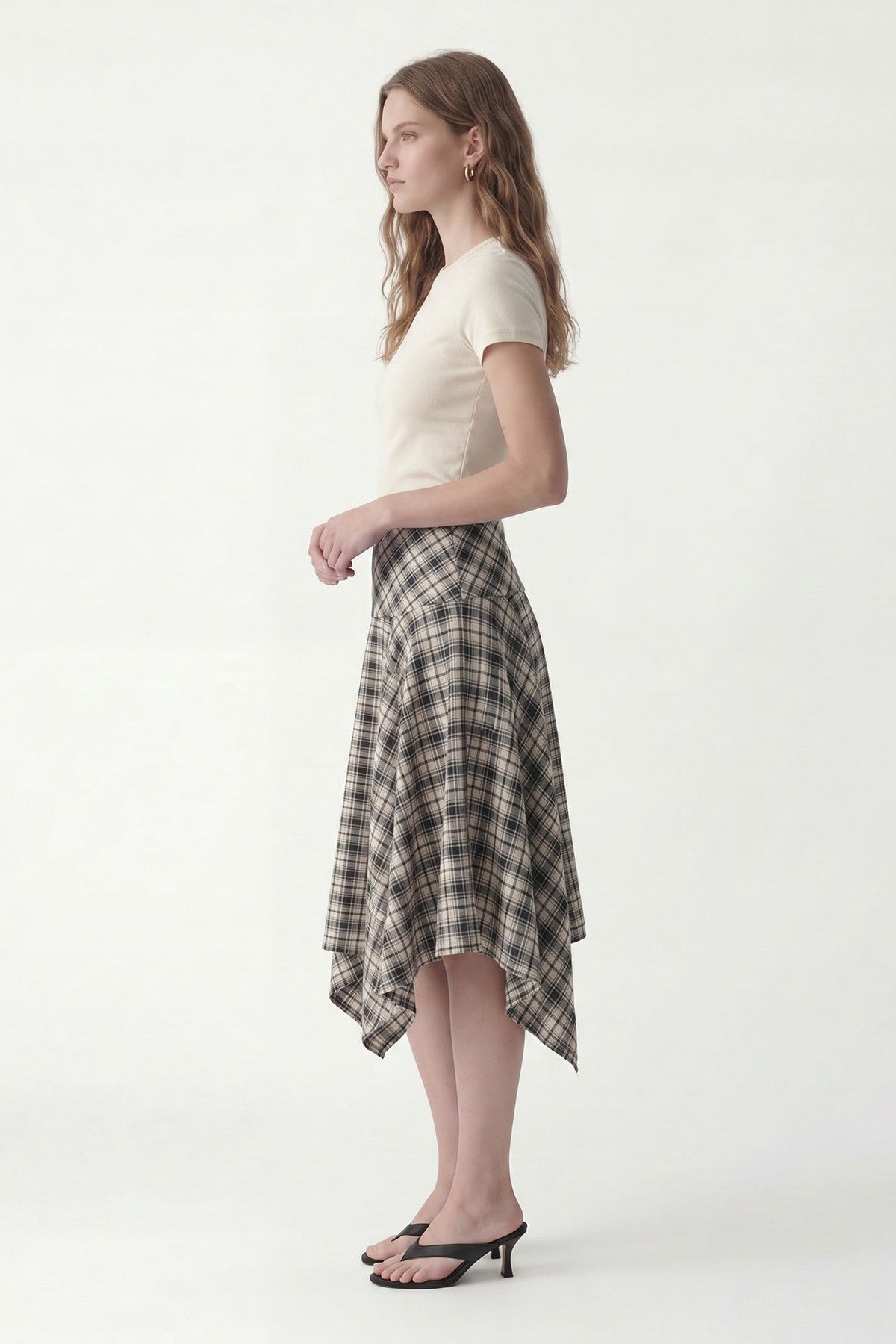 Antioch Asymmetrical Plaid Women's Skirt