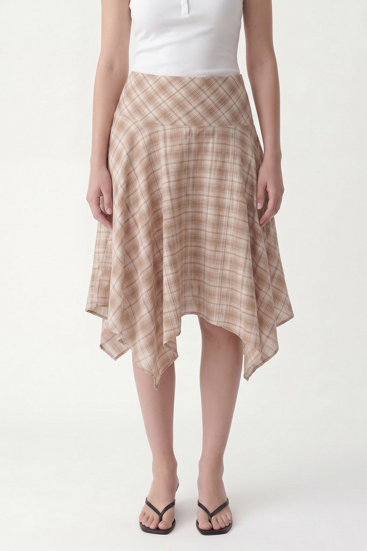 Antioch Asymmetrical Plaid Women's Skirt