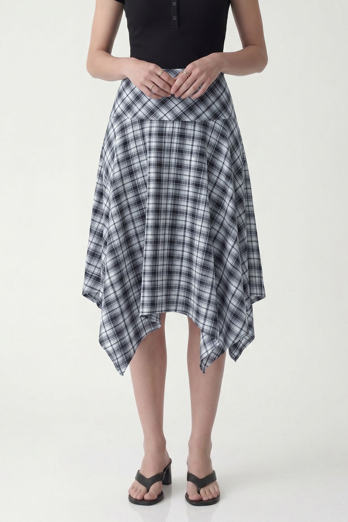 Antioch Asymmetrical Plaid Women's Skirt