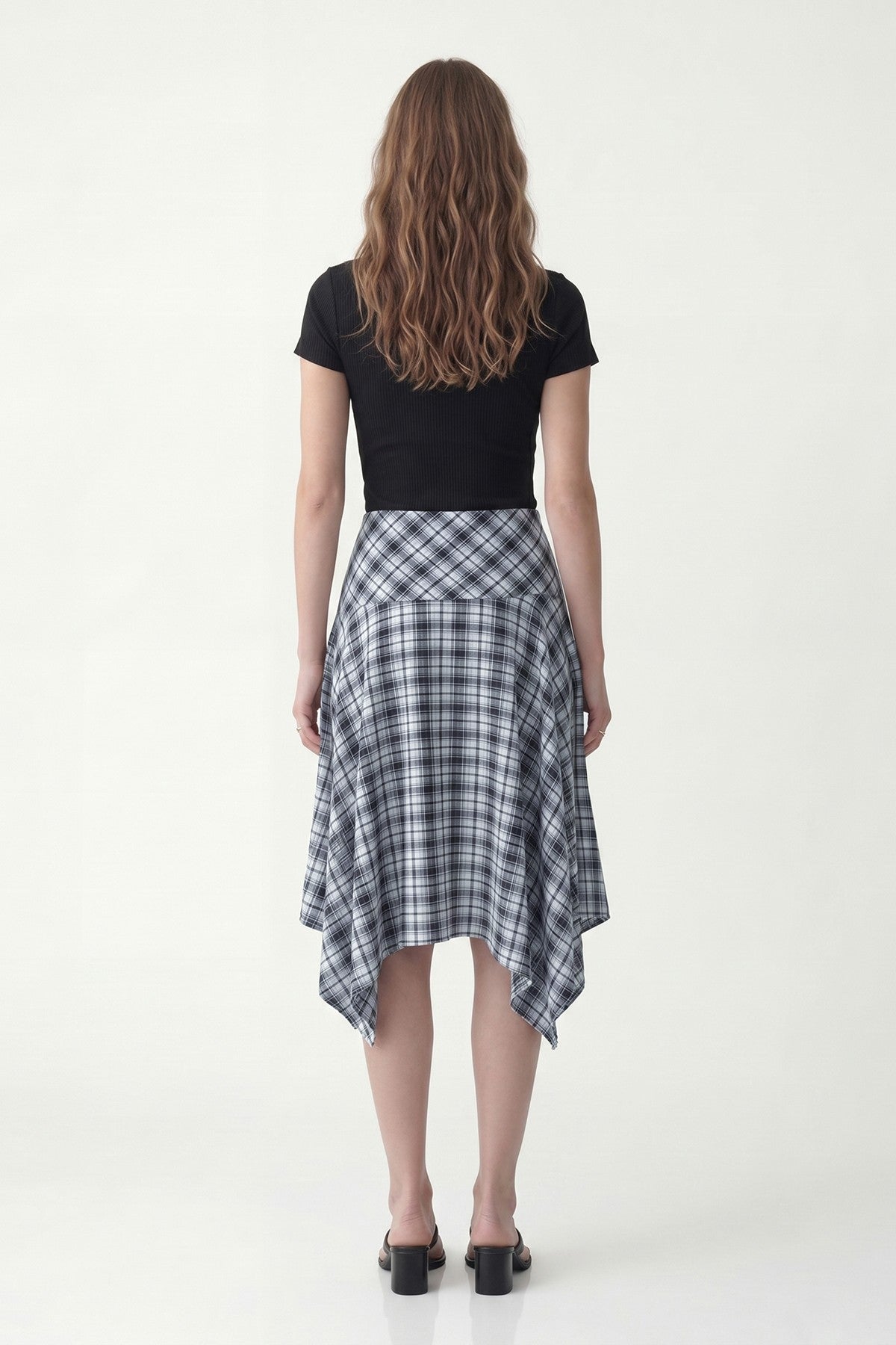 Antioch Asymmetrical Plaid Women's Skirt