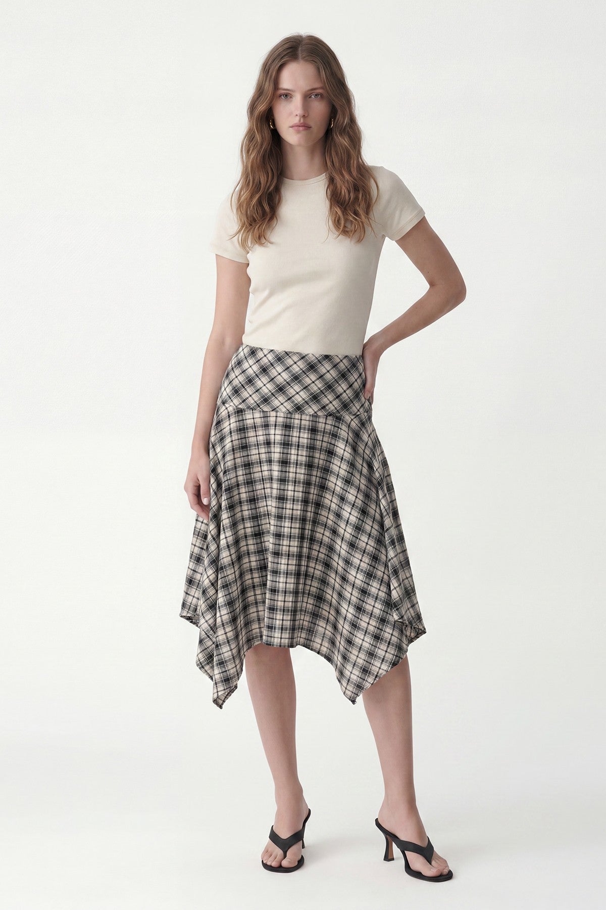 Antioch Asymmetrical Plaid Women's Skirt