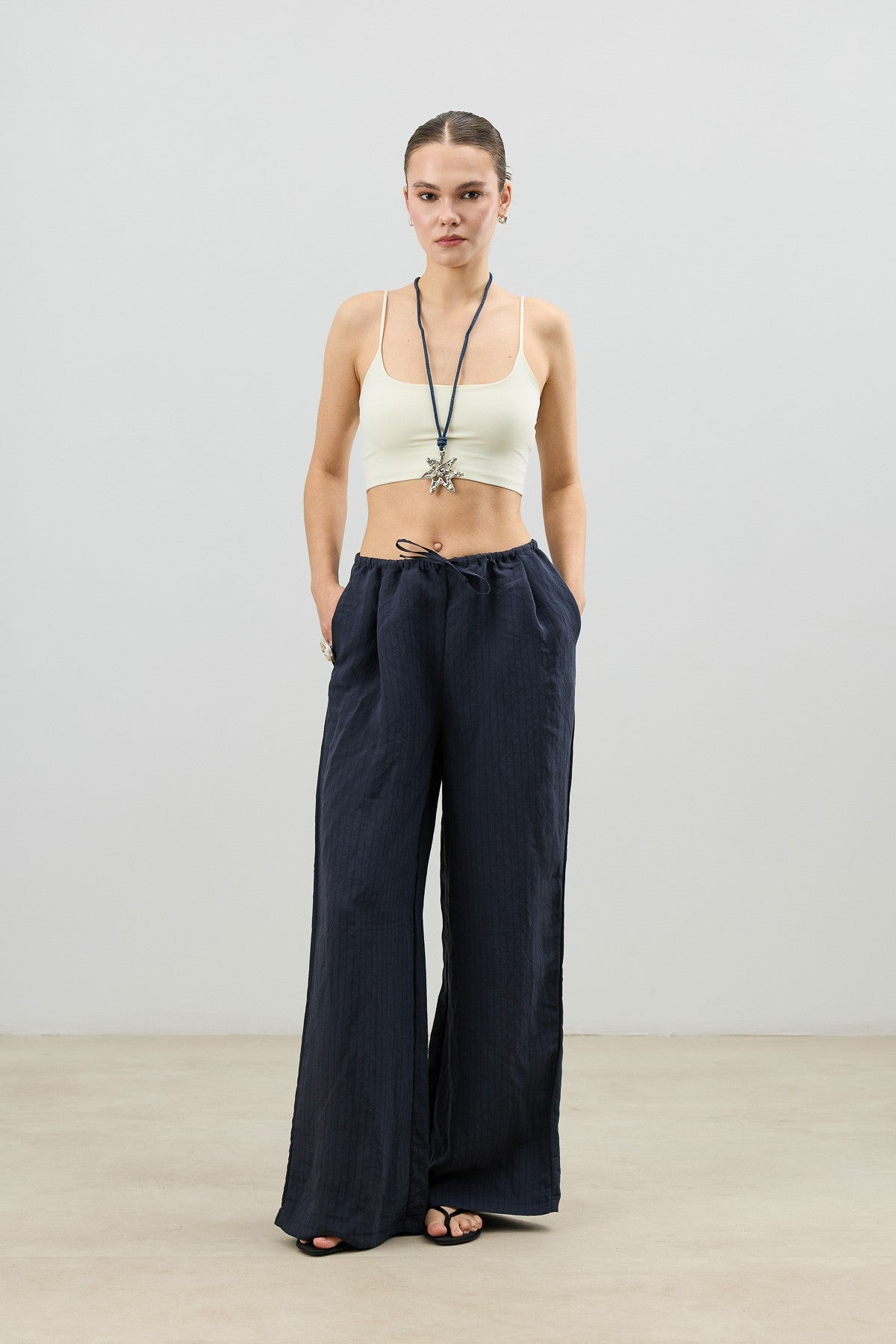 Antioch Women's Striped Pants with Modal Blend