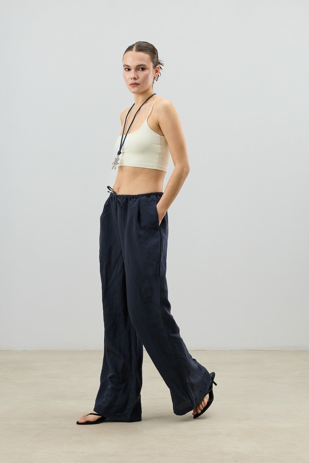 Antioch Women's Striped Pants with Modal Blend