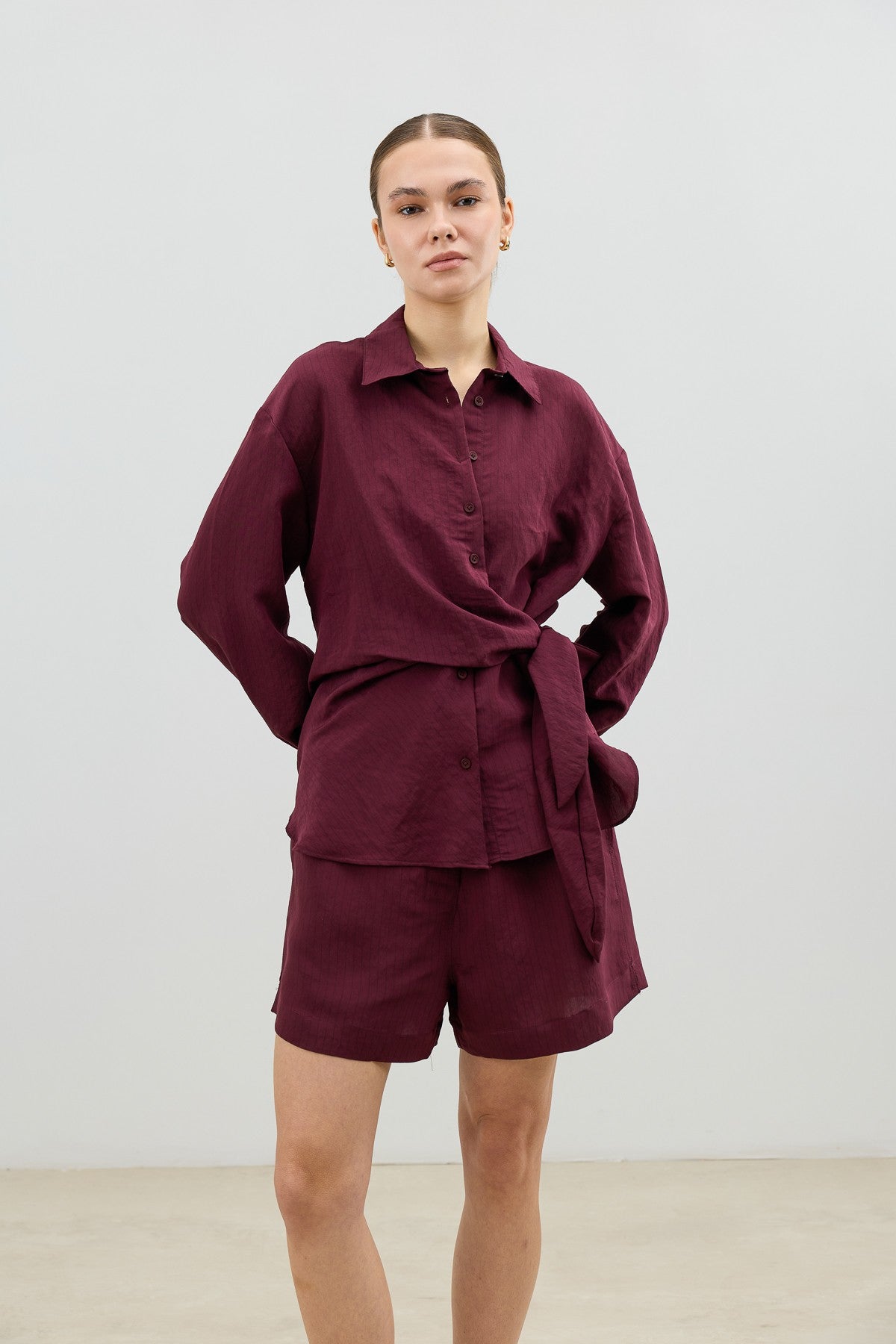 Antioch Women's Striped Shorts with a Modal Blend and Elastic Waistband