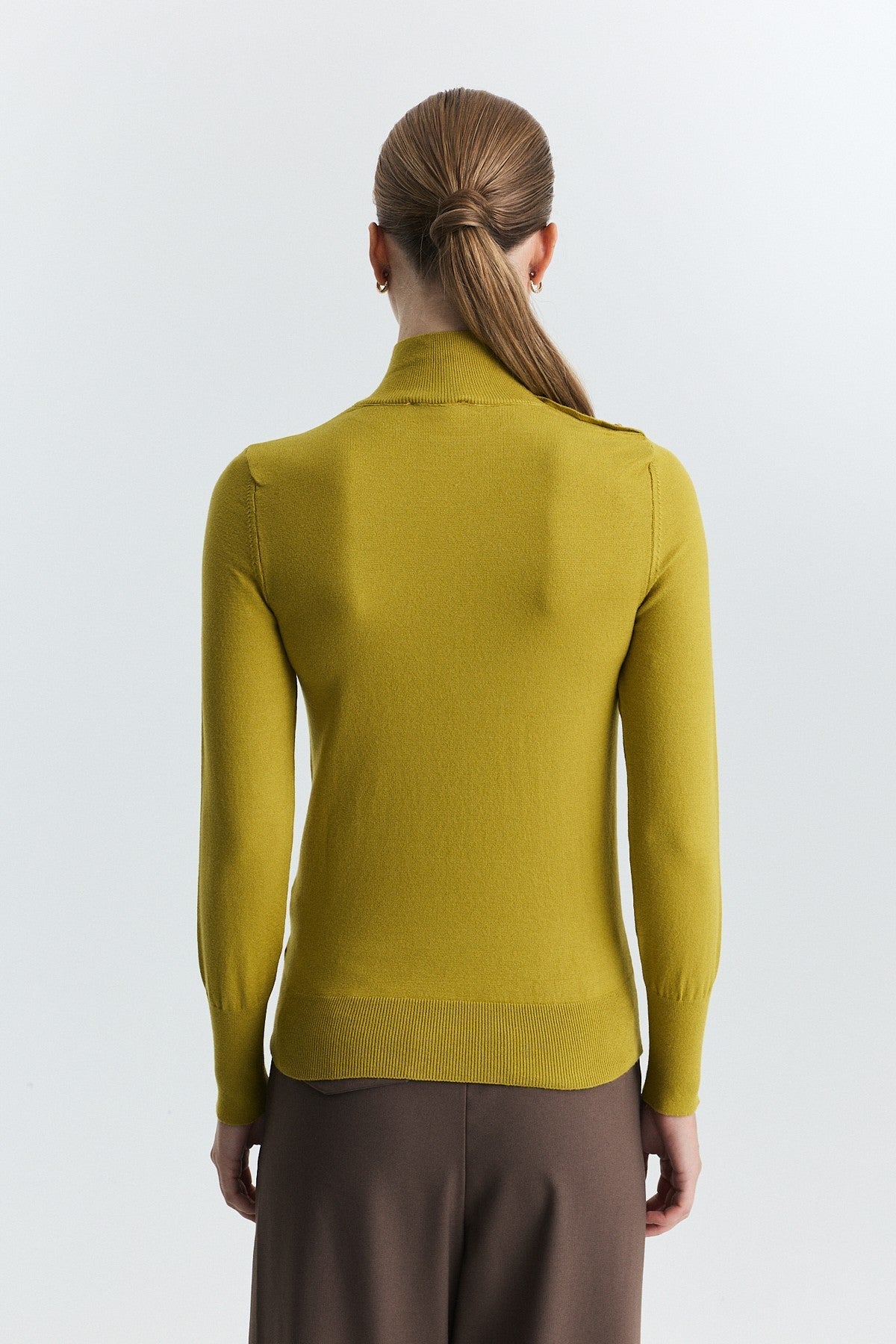 Button-Up Knit Sweater
