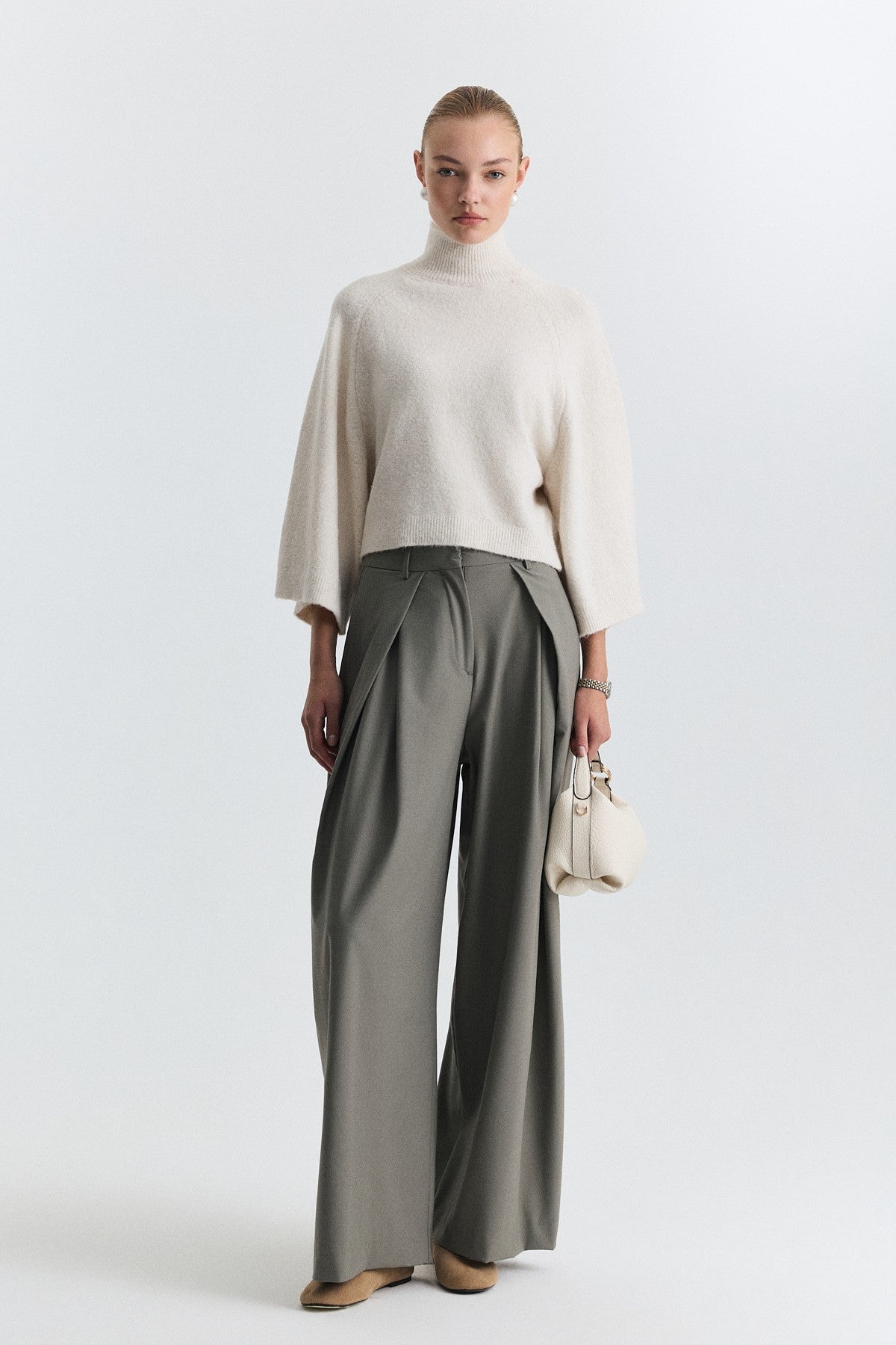 Bat-Sleeve Sweater