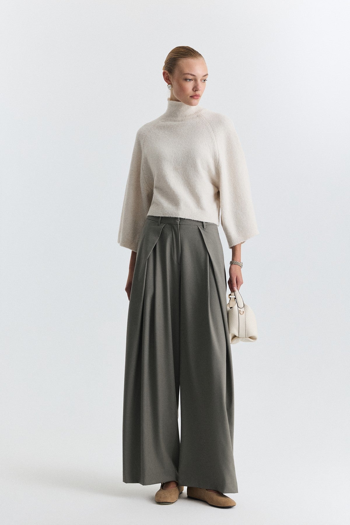 Bat-Sleeve Sweater