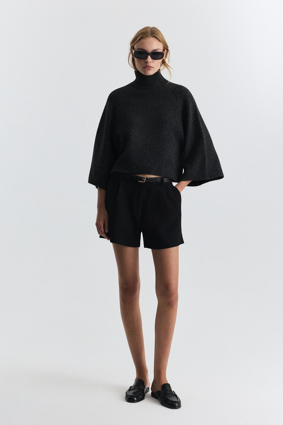 Bat-Sleeve Sweater