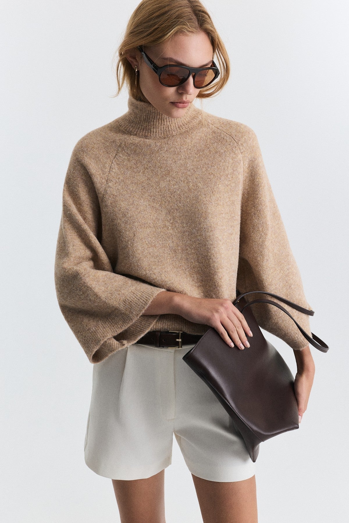 Bat-Sleeve Sweater