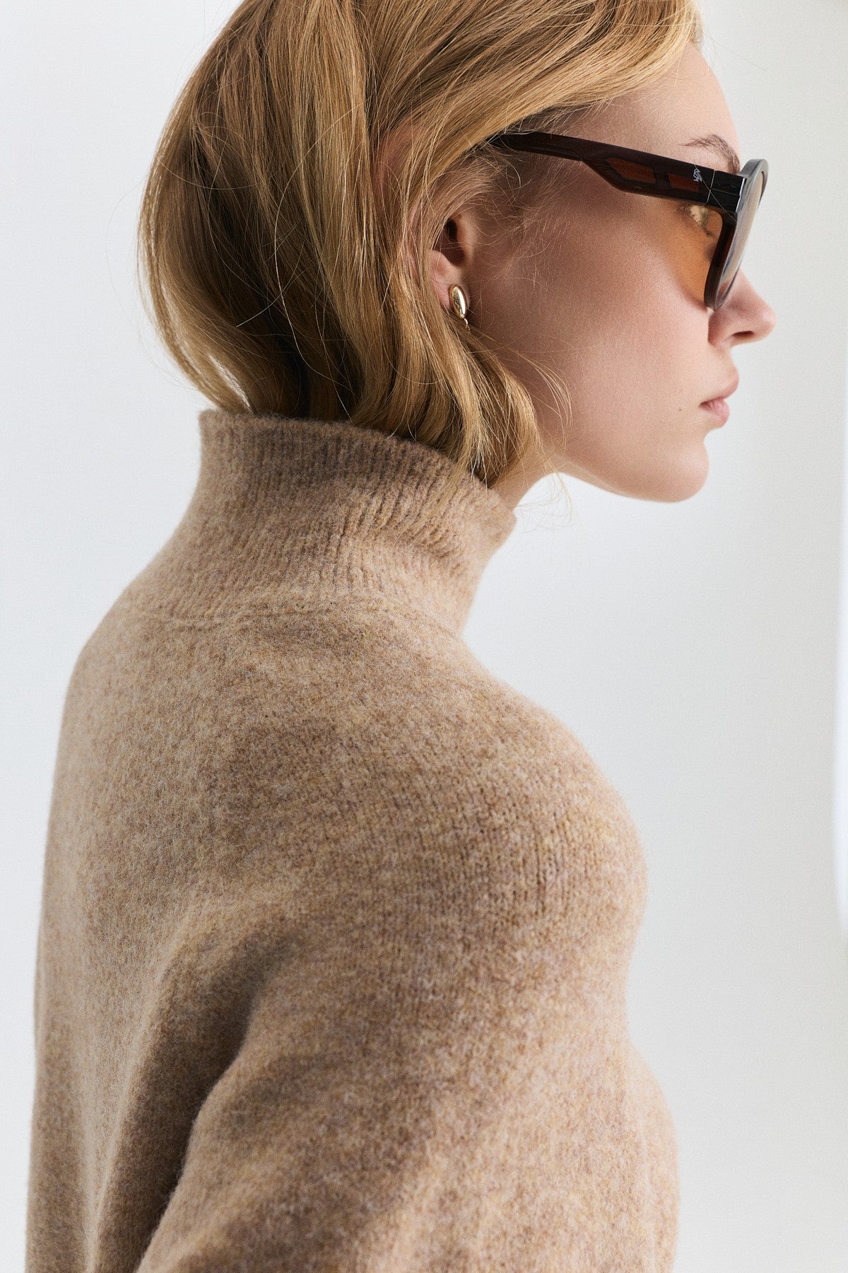 Bat-Sleeve Sweater