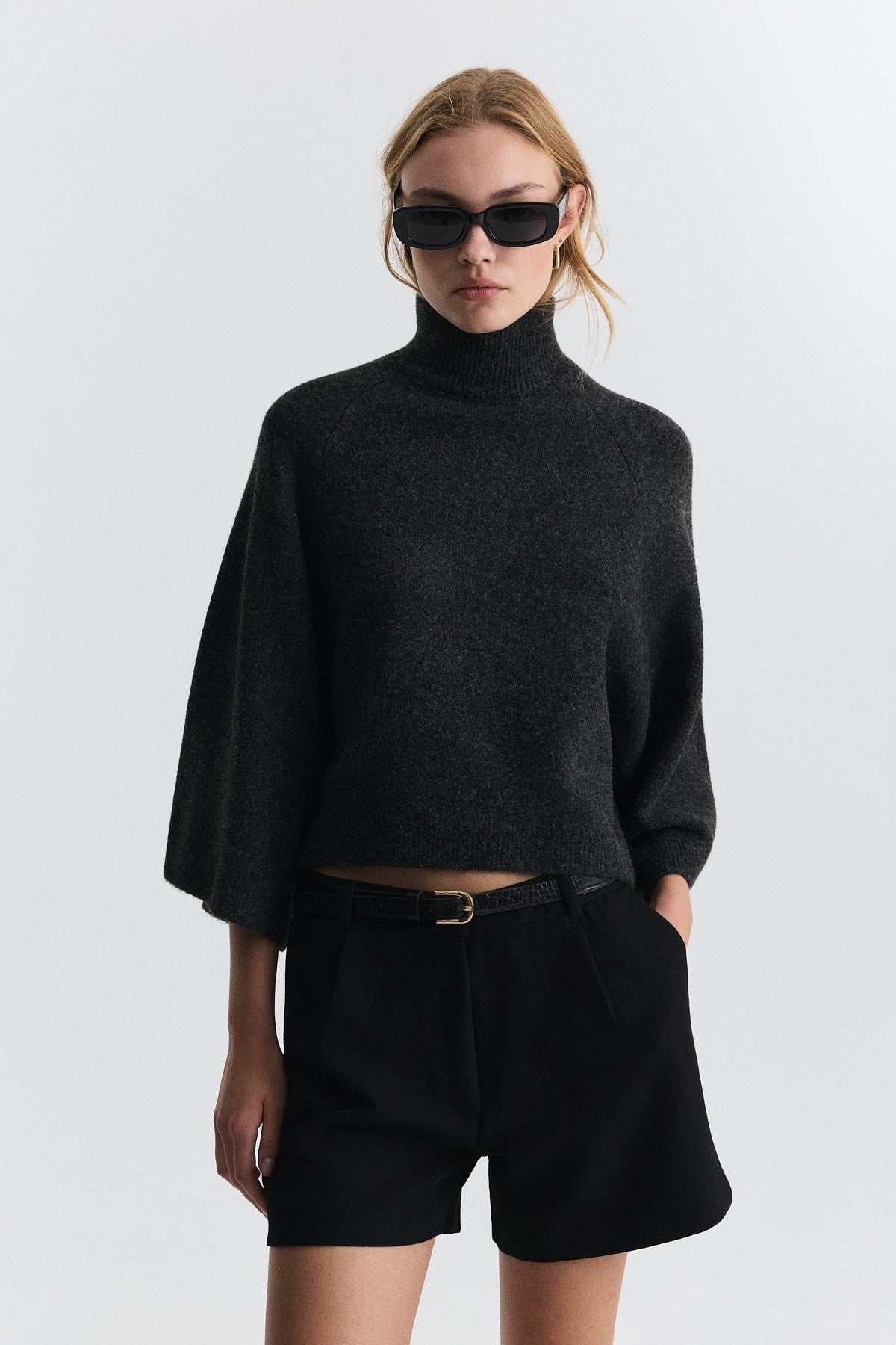 Bat-Sleeve Sweater