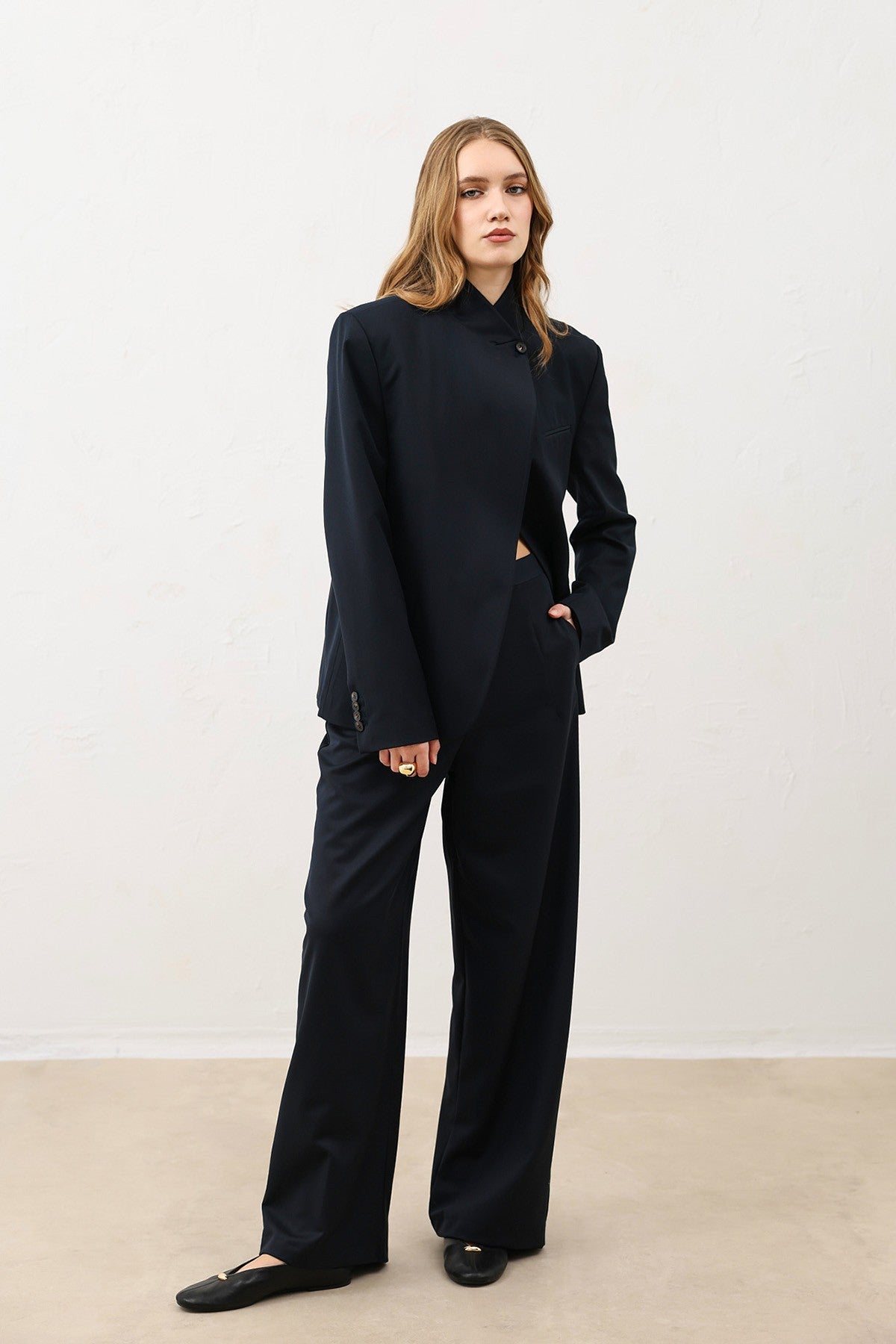 Antioch Stand-Up Collar Women's Blazer Jacket
