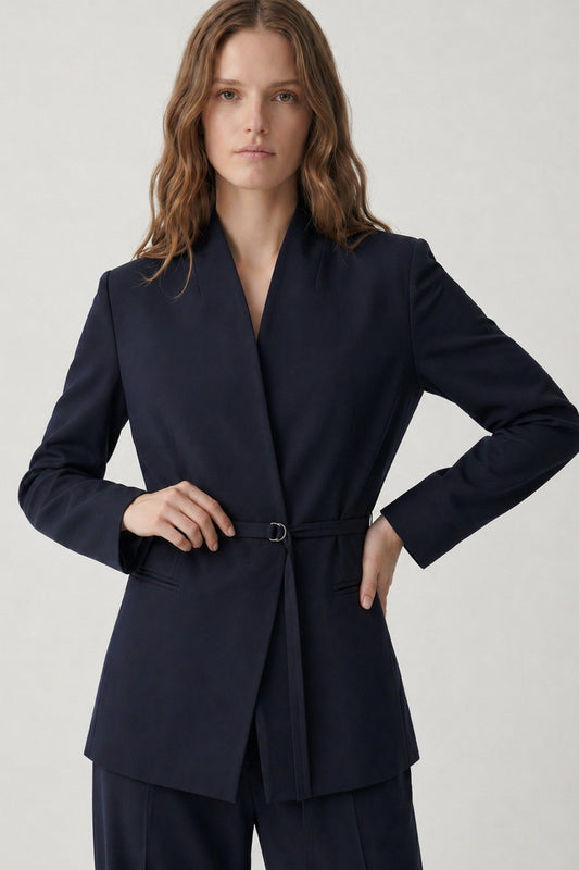 Antioch Women's Blazer Jacket with Linen Blend