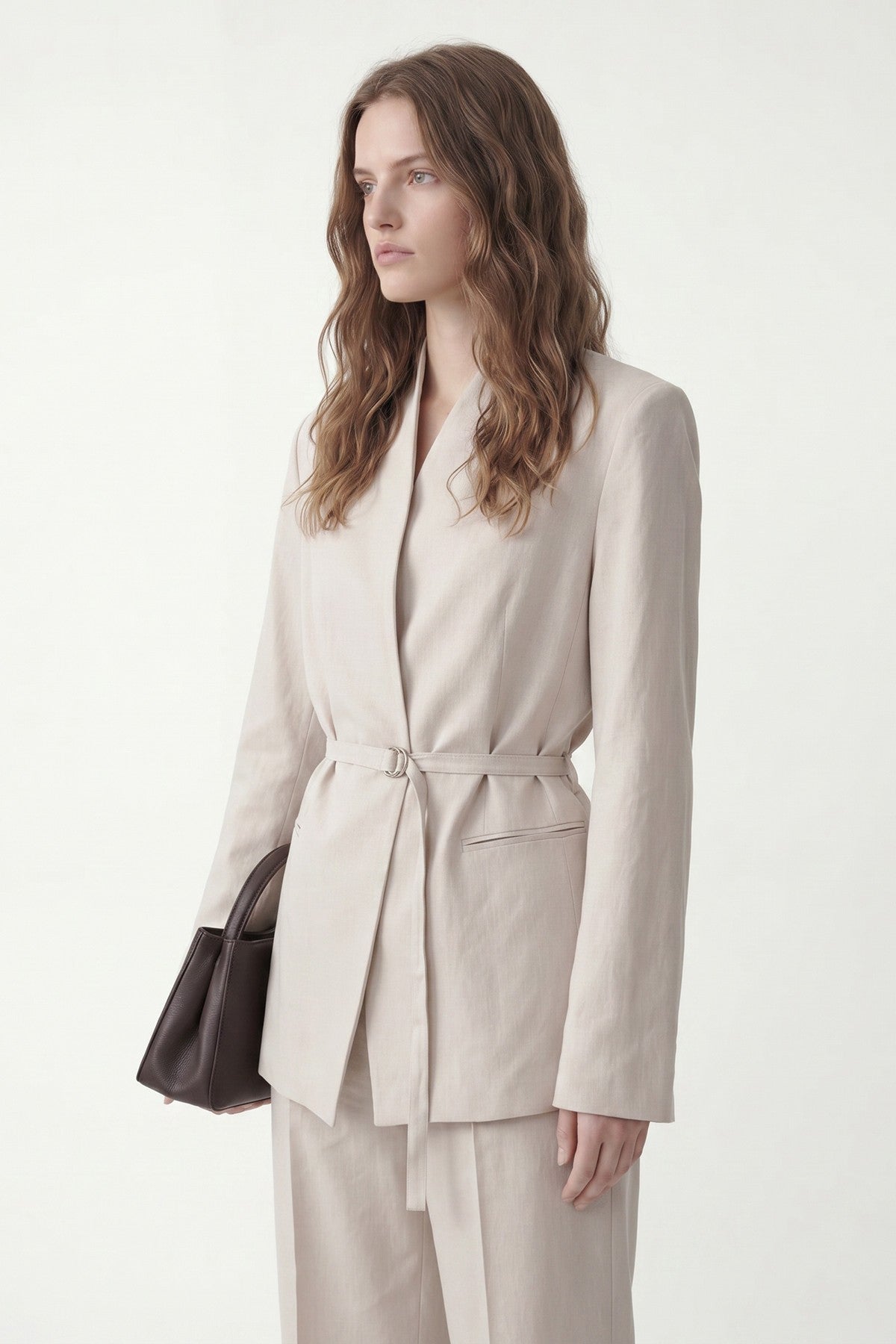 Antioch Women's Blazer Jacket with Linen Blend