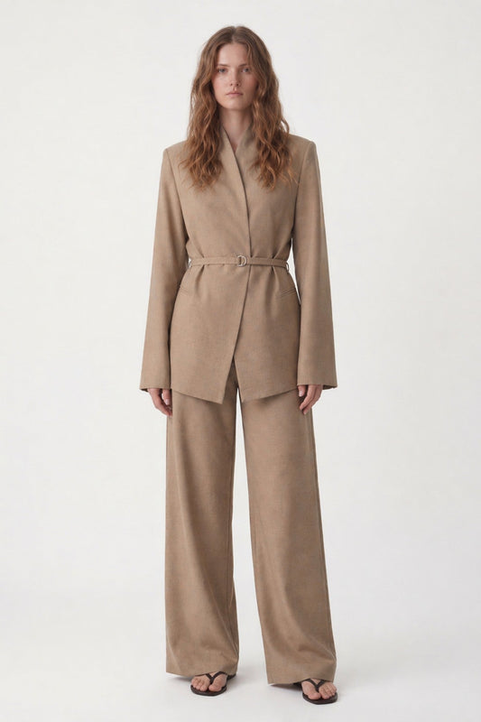 Antioch Women's Blazer Jacket with Linen Blend