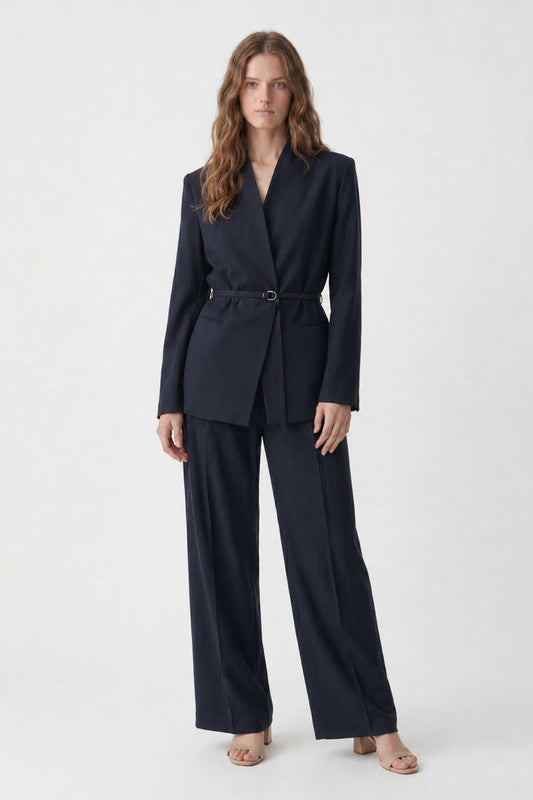 Antioch Women's Blazer Jacket with Linen Blend