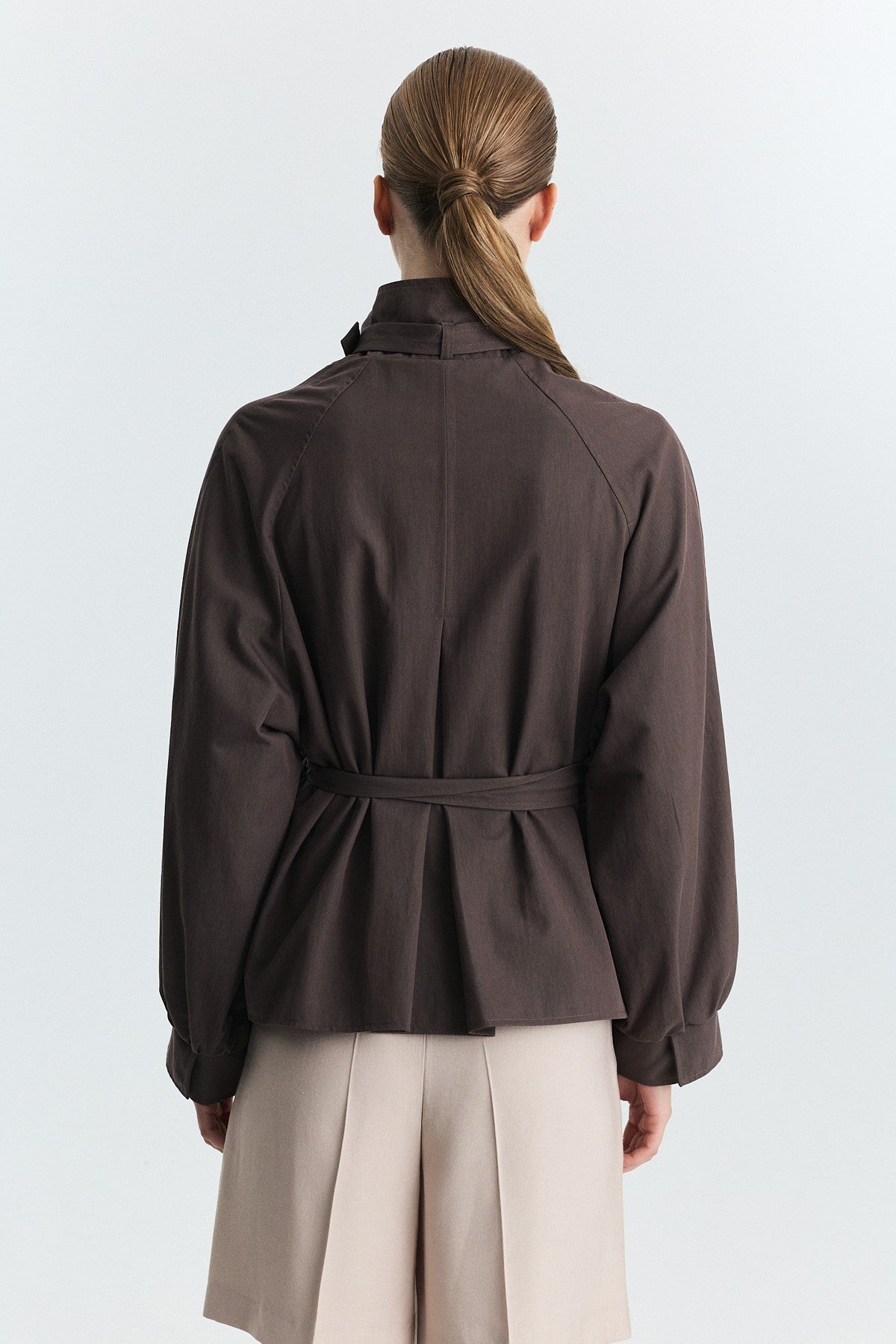 Stand-Up Collar Trench Coat