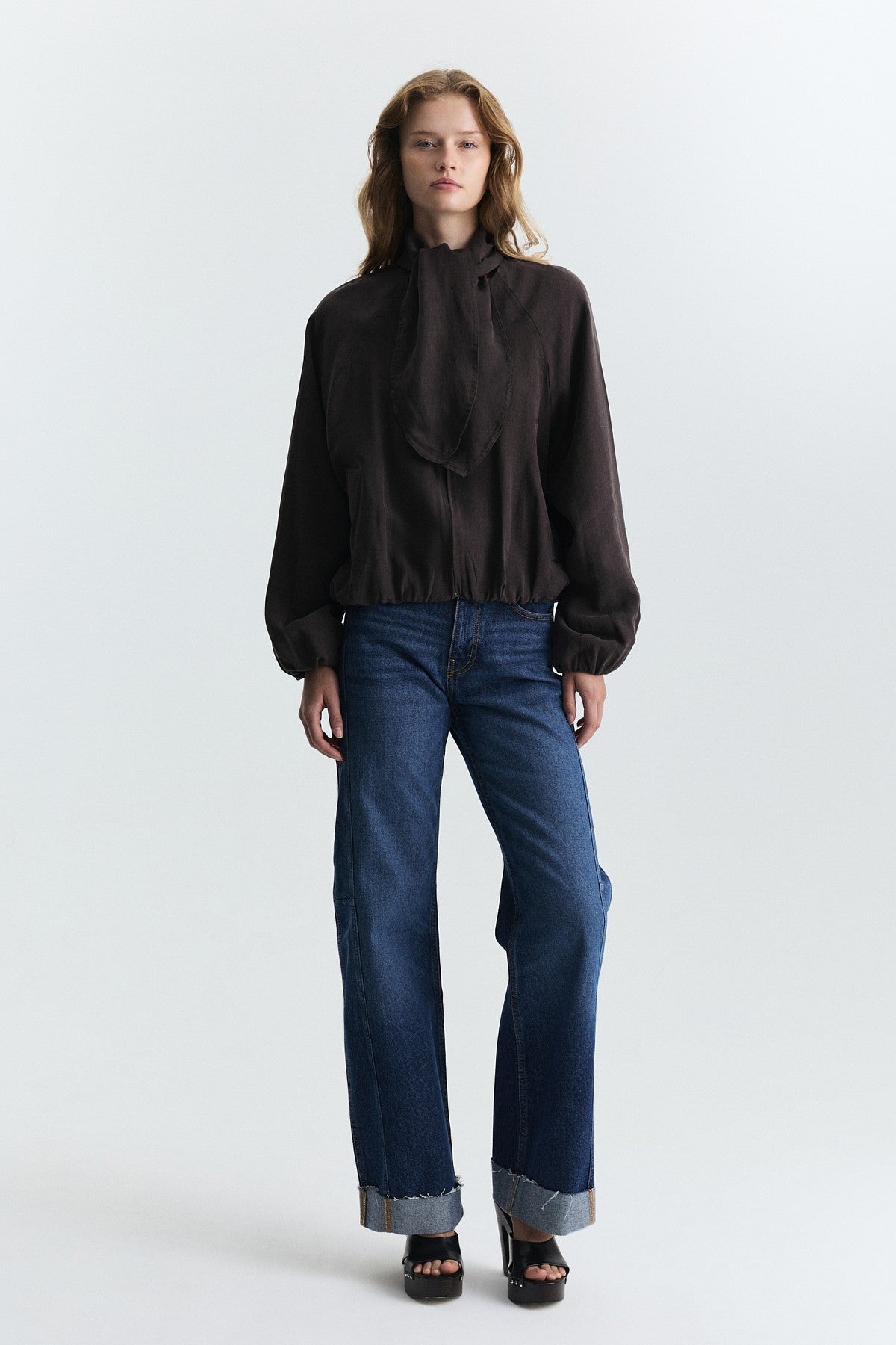 Lyocell-Blend Shawl-Collar Jacket
