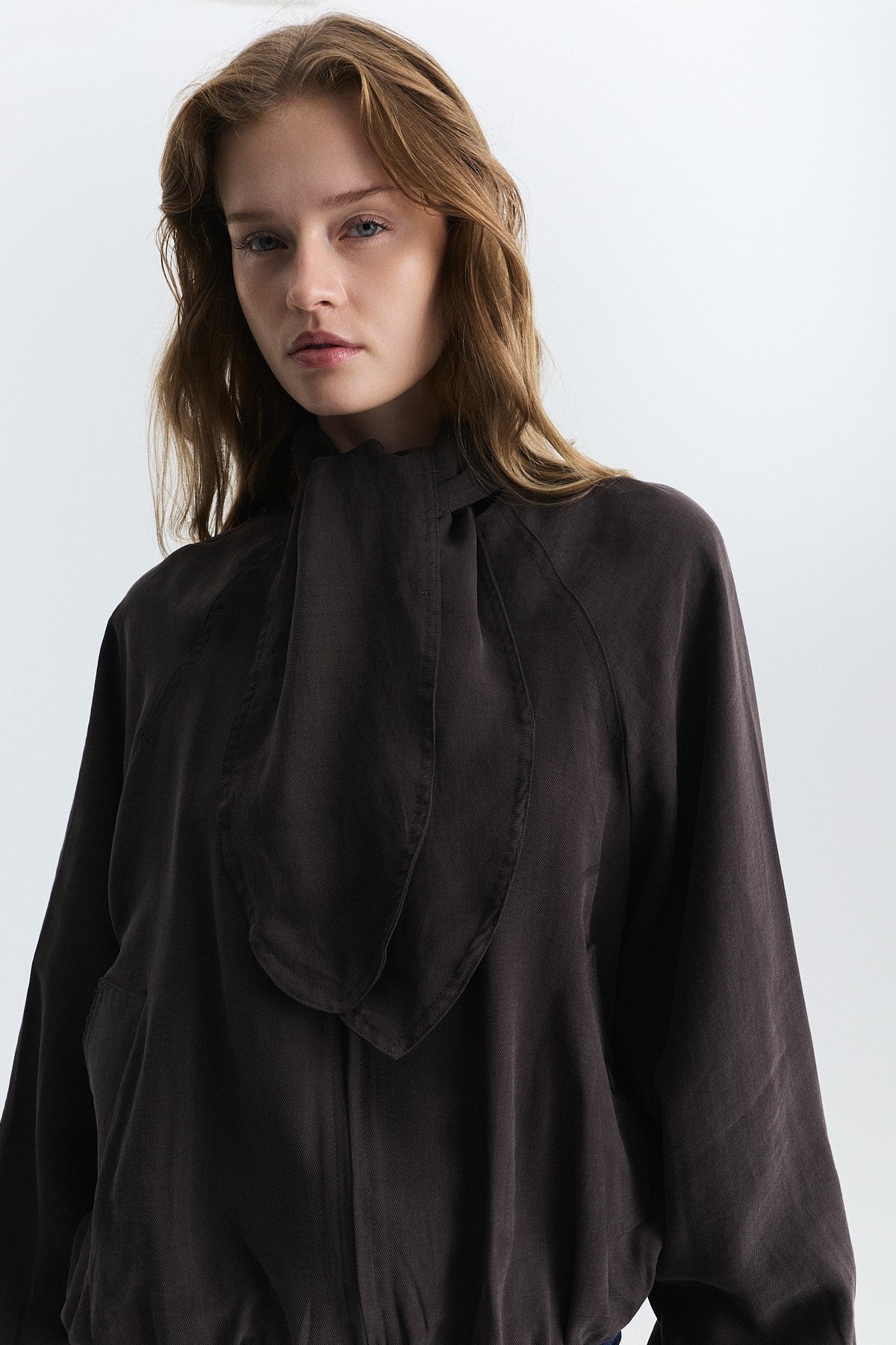 Lyocell-Blend Shawl-Collar Jacket