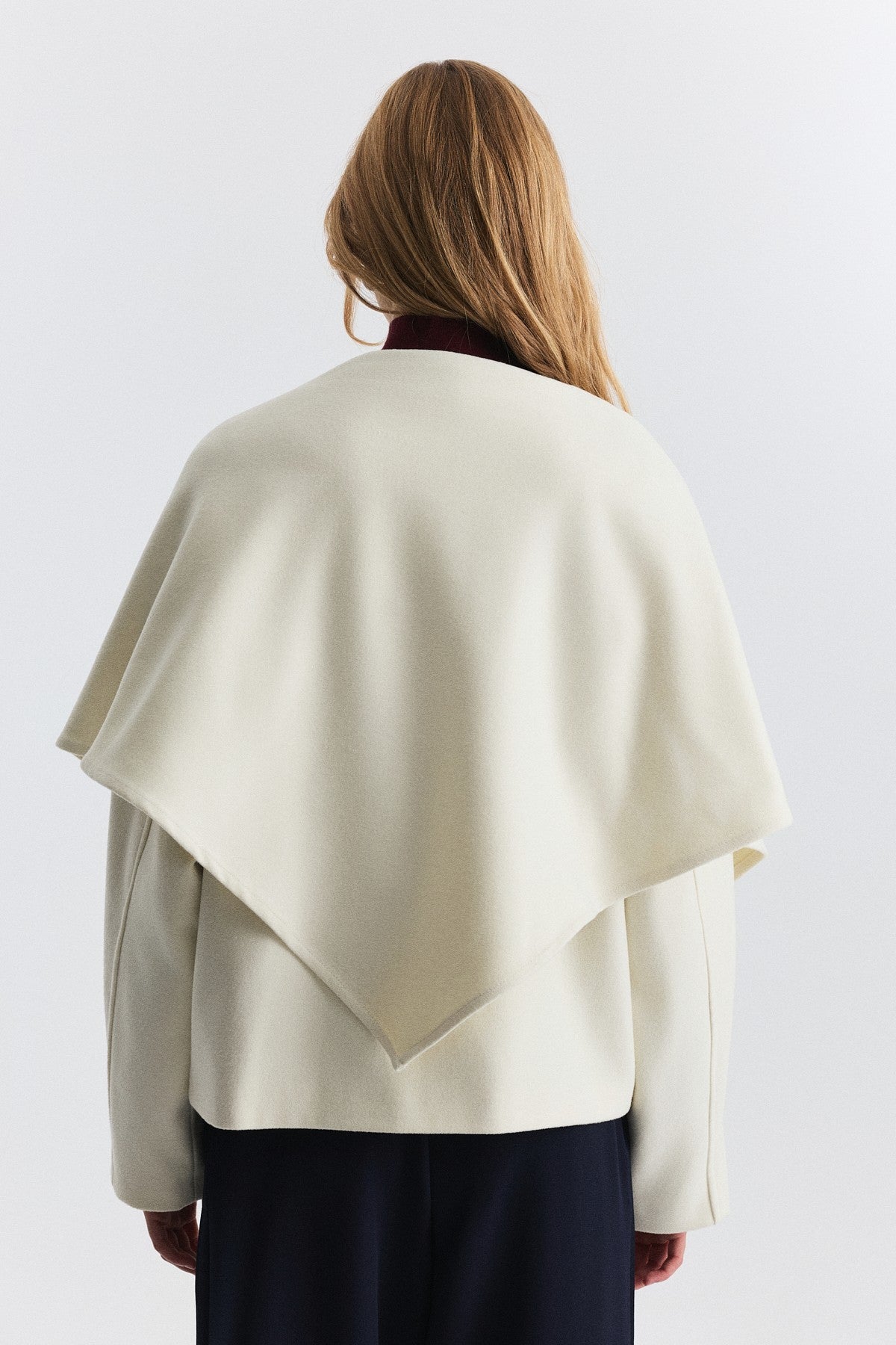 Short Coat with a Scarf