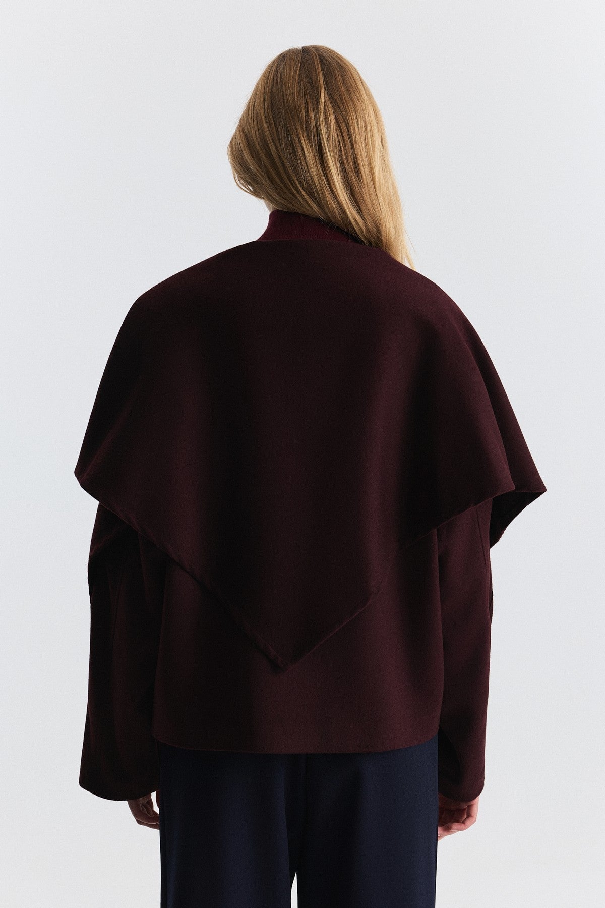 Short Coat with a Scarf
