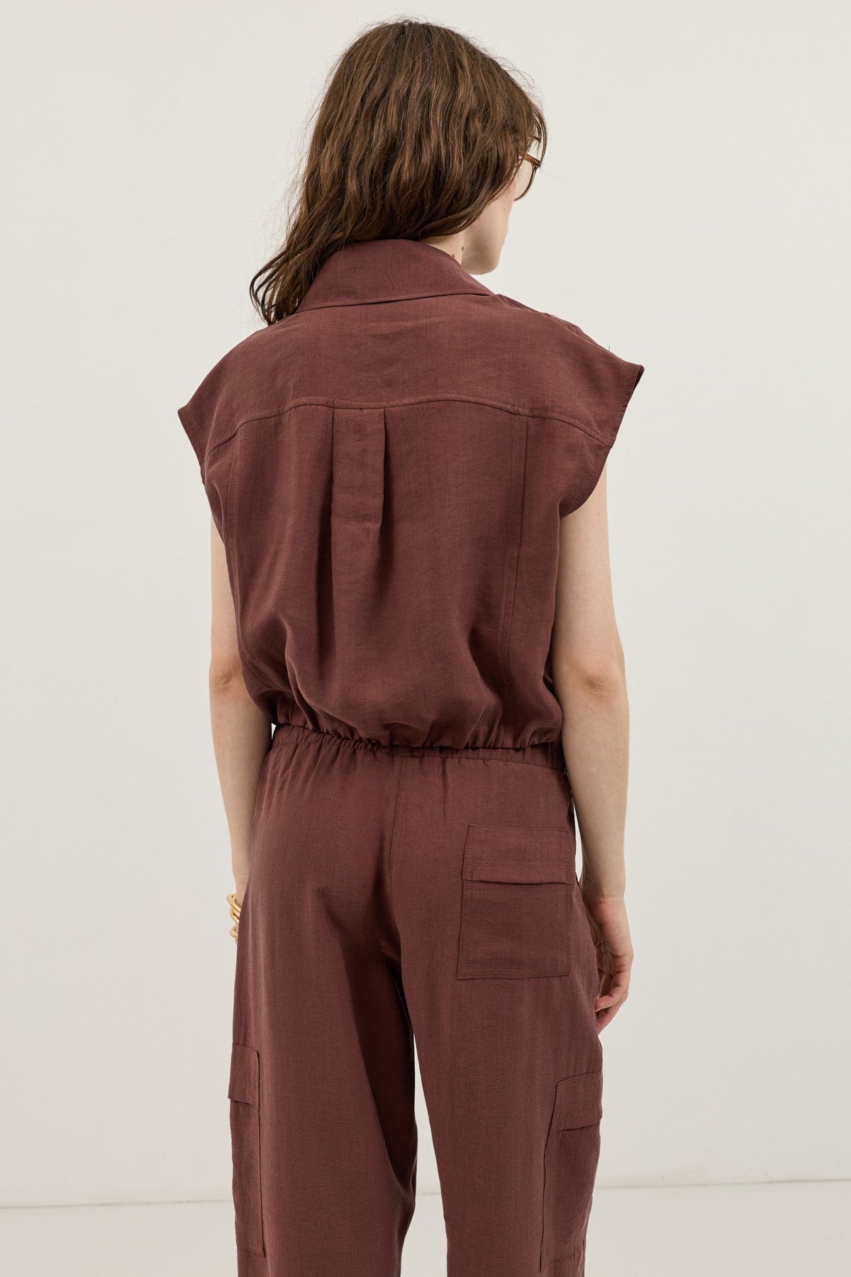 Antioch Women's Button-Down Vest with Lyocell Blend