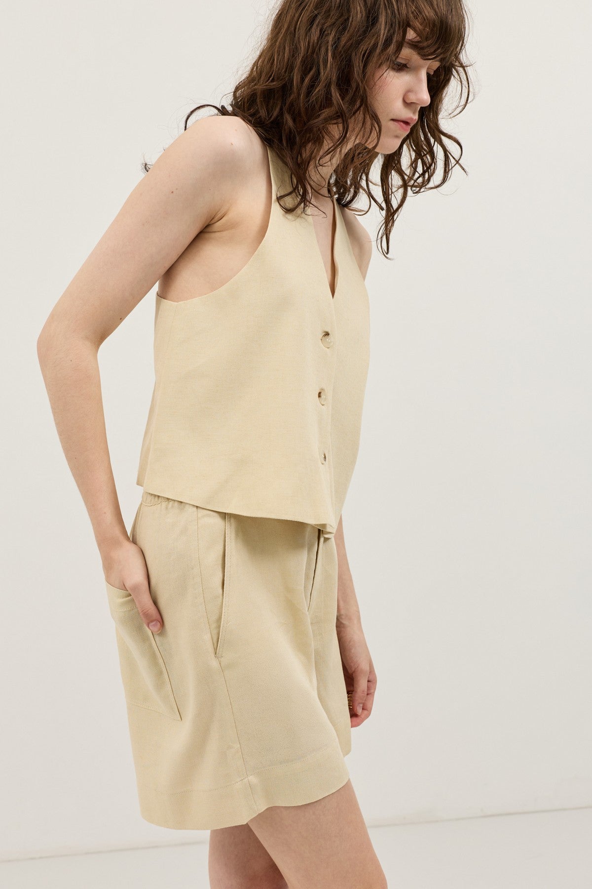 Antioch Women's Linen-Blend Vest