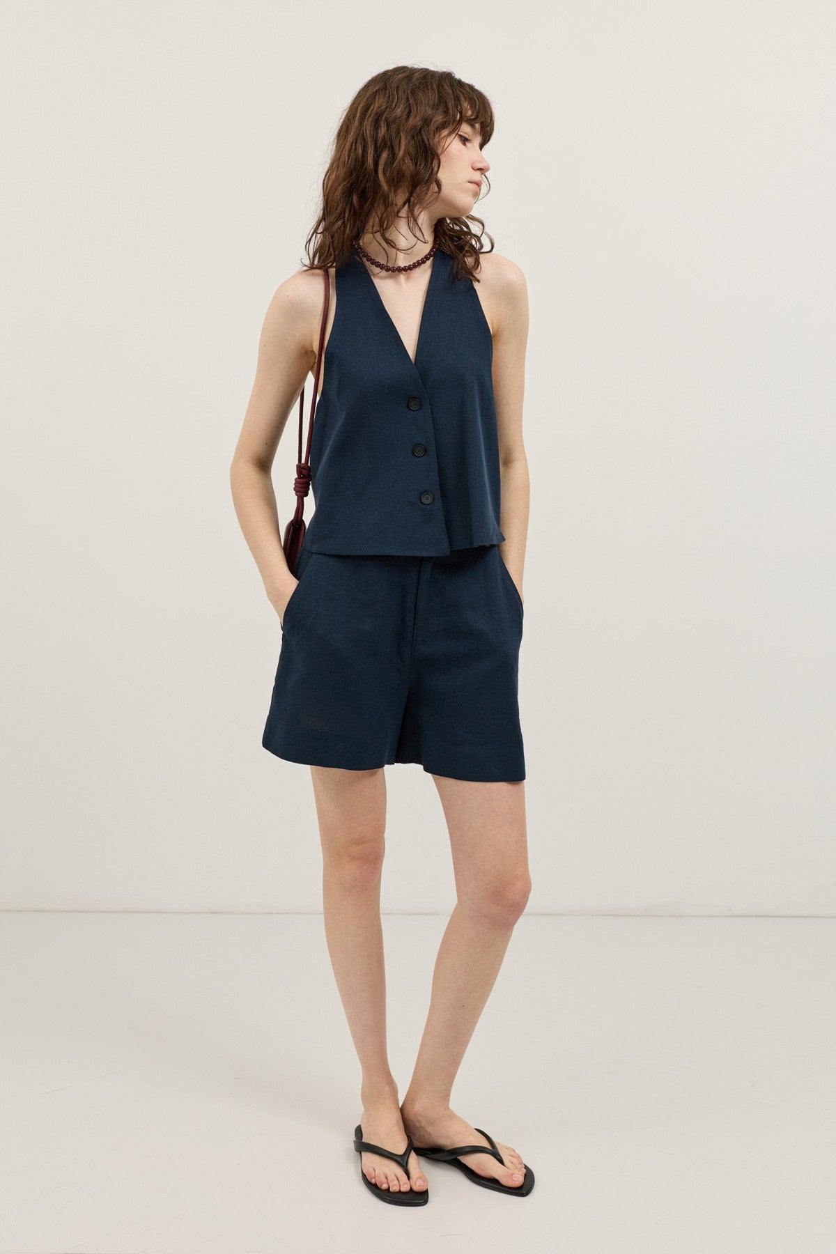 Antioch Women's Linen-Blend Vest
