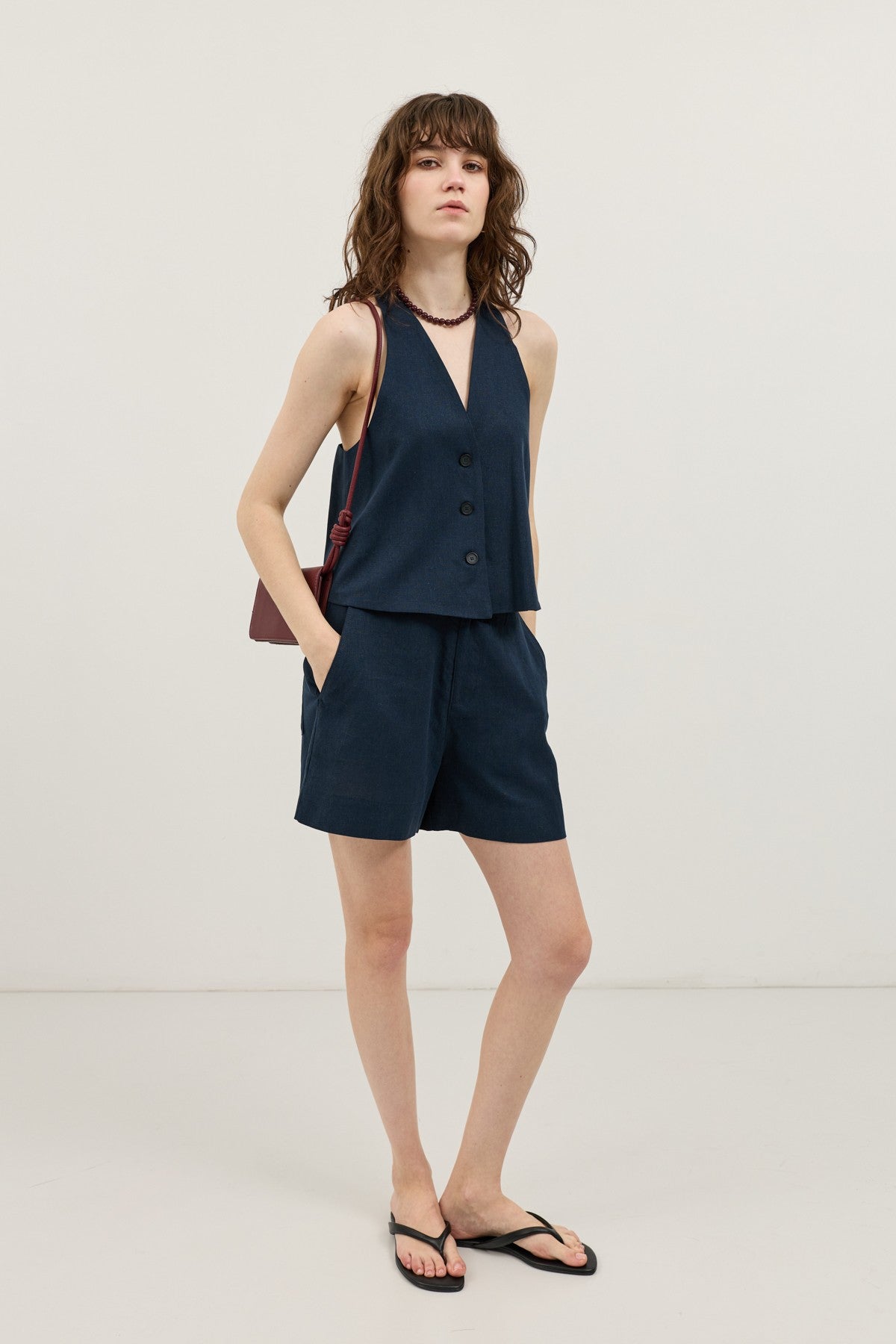 Antioch Women's Linen-Blend Vest